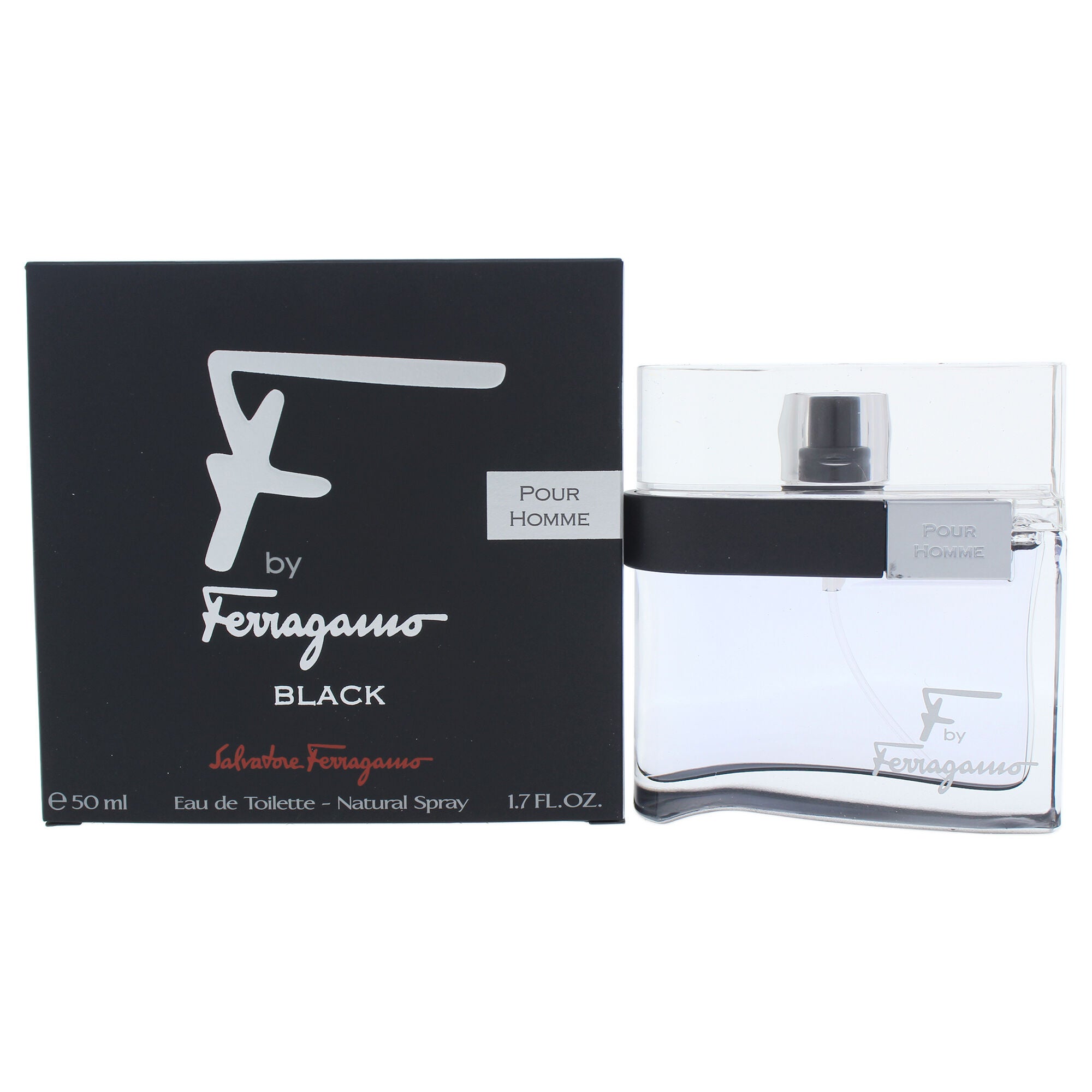 F Black by Salvatore Ferragamo for Men - 1.7 oz EDT Spray, See Description, hi-res image number 0