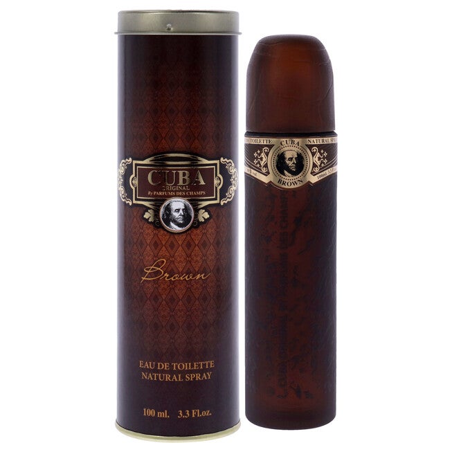 Cuba Brown by Cuba for Men - 3.3 oz EDT Spray, See Description, hi-res image number 0