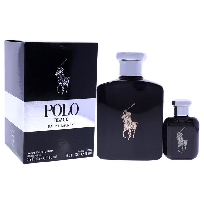 Polo Black by Ralph Lauren for Men - 2 Pc Gift Set 4.2oz EDT Spray, 0.5oz EDT Spray, , alternate image number null