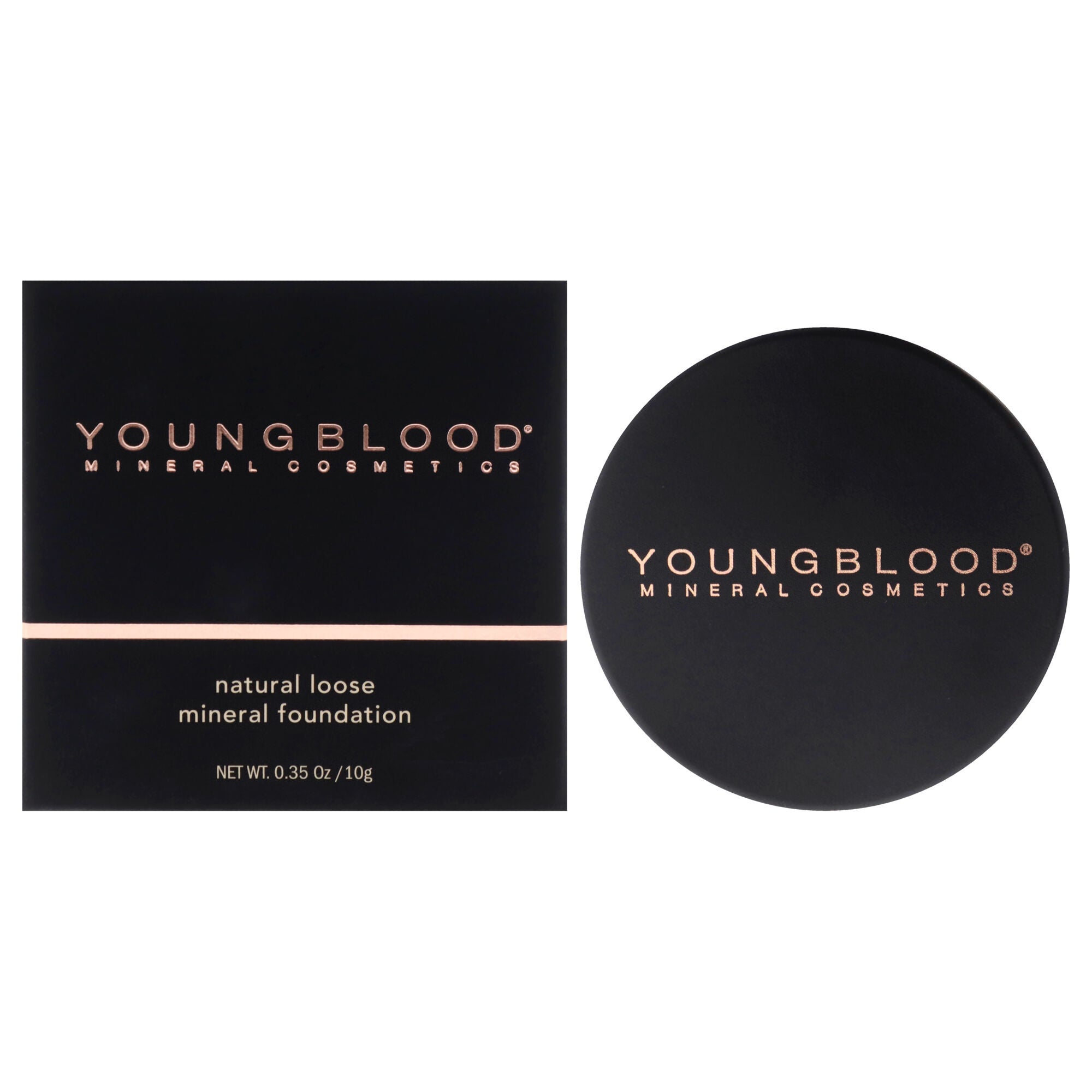 Natural Loose Mineral Foundation - Coffee by Youngblood for Women - 0.35 oz Foundation, See Description, hi-res image number 0
