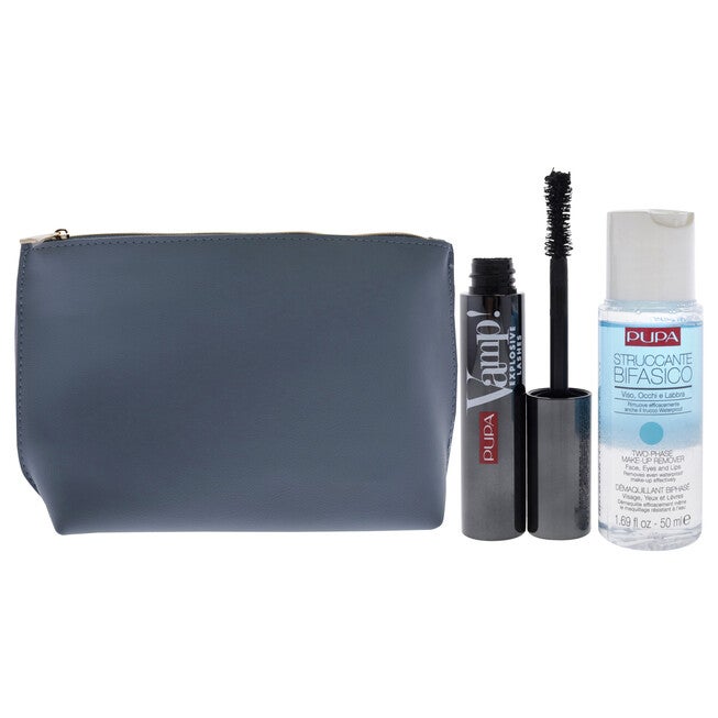 Vamp! Explosive Lashes and Two-Phase Make-Up Remover Set by Pupa Milano for Women - 3 Pc Kit, NA, alternate image number null