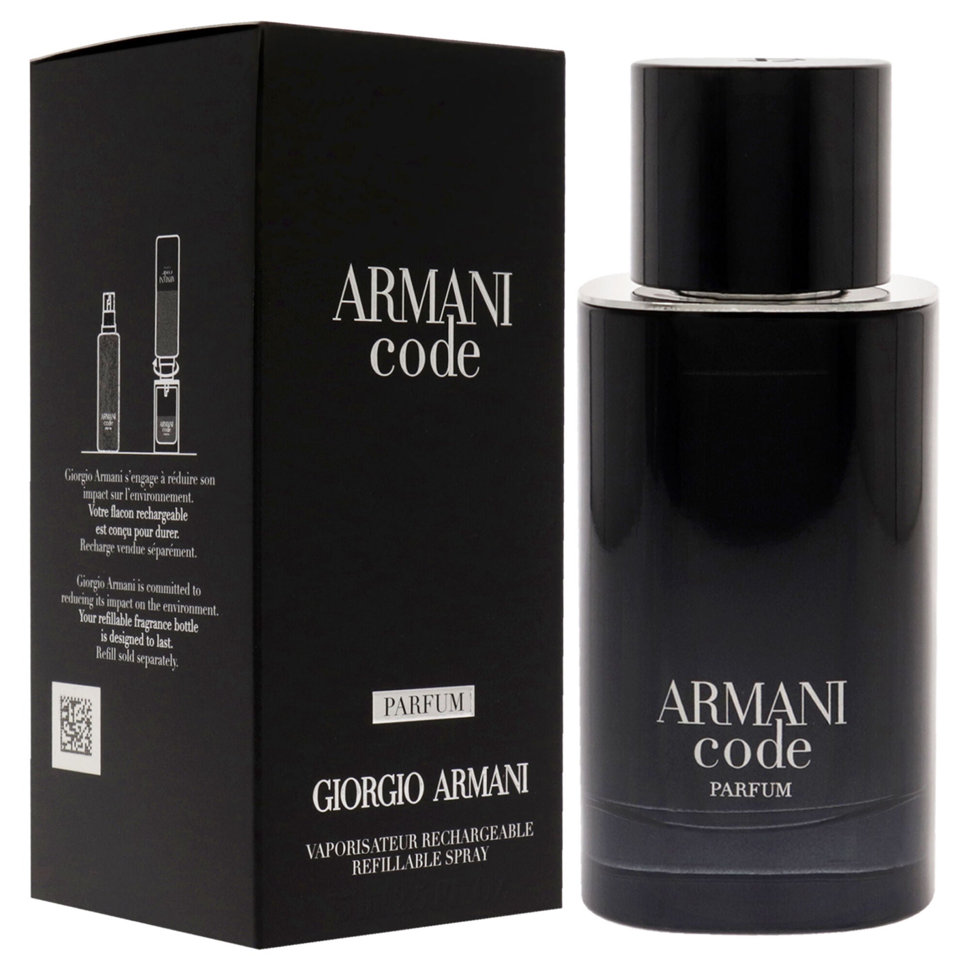 Armani Code by Giorgio Armani for Men - 2.5 oz Parfum Spray (Refillable), See Description, alternate image number 1