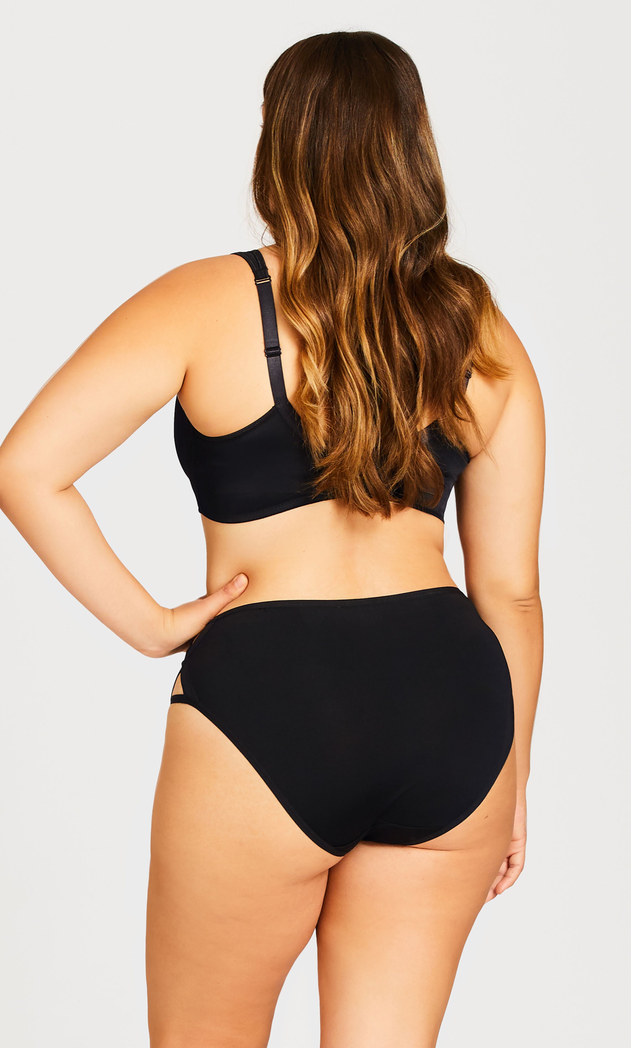 Microfiber X Brief - black, , alternate image number 1