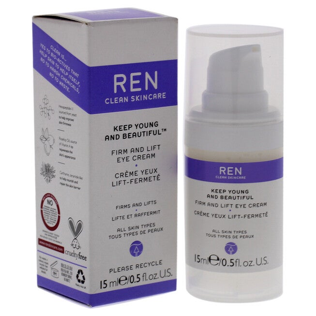 Keep Young and Beautiful Firm and Lift Eye Cream by REN for Unisex - 0.5 oz Cream, , alternate image number null