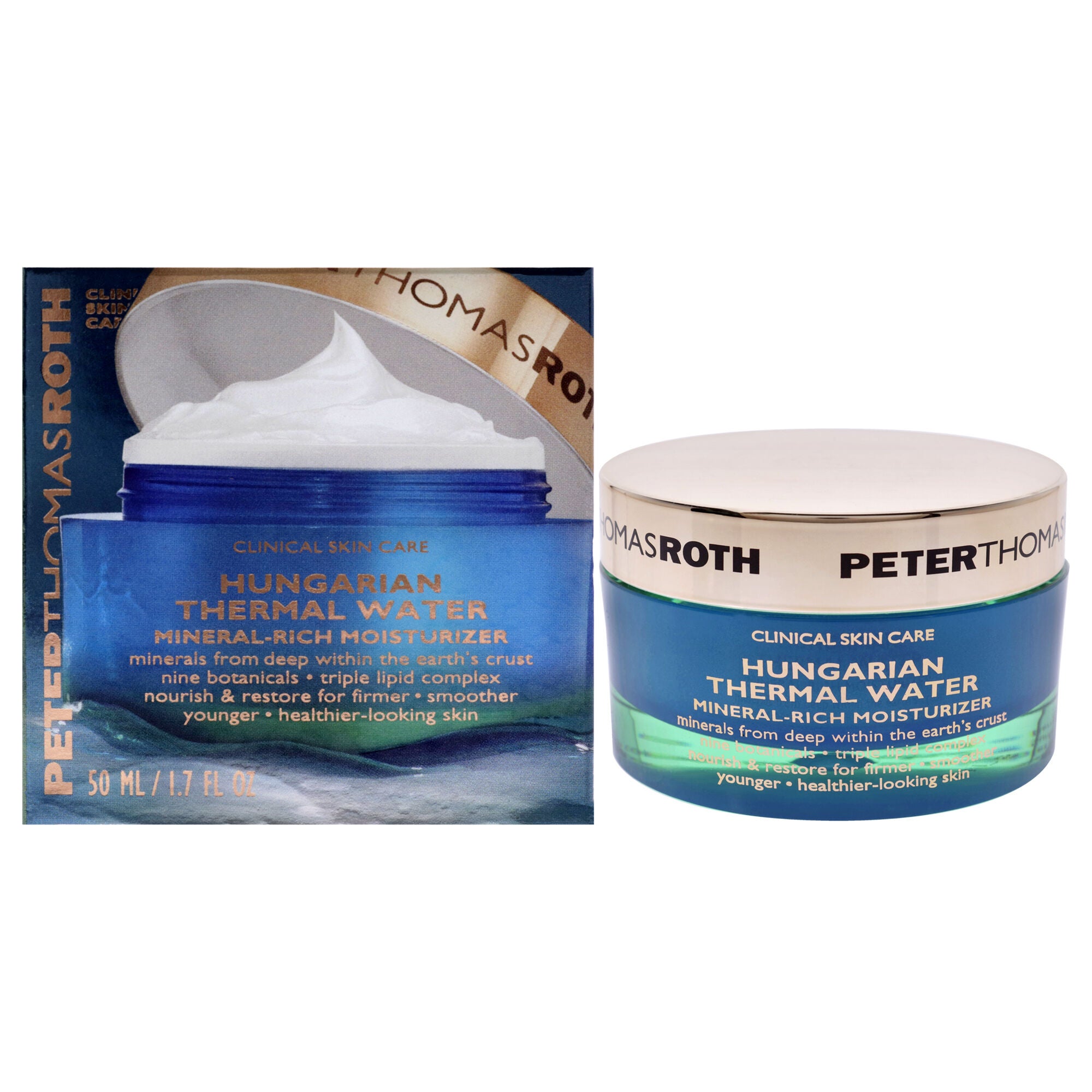 Hungarian Thermal Water Mineral-Rich Moisturizer by Peter Thomas Roth for Unisex - 1.7 oz Moisturizer, See Description, hi-res image number 0