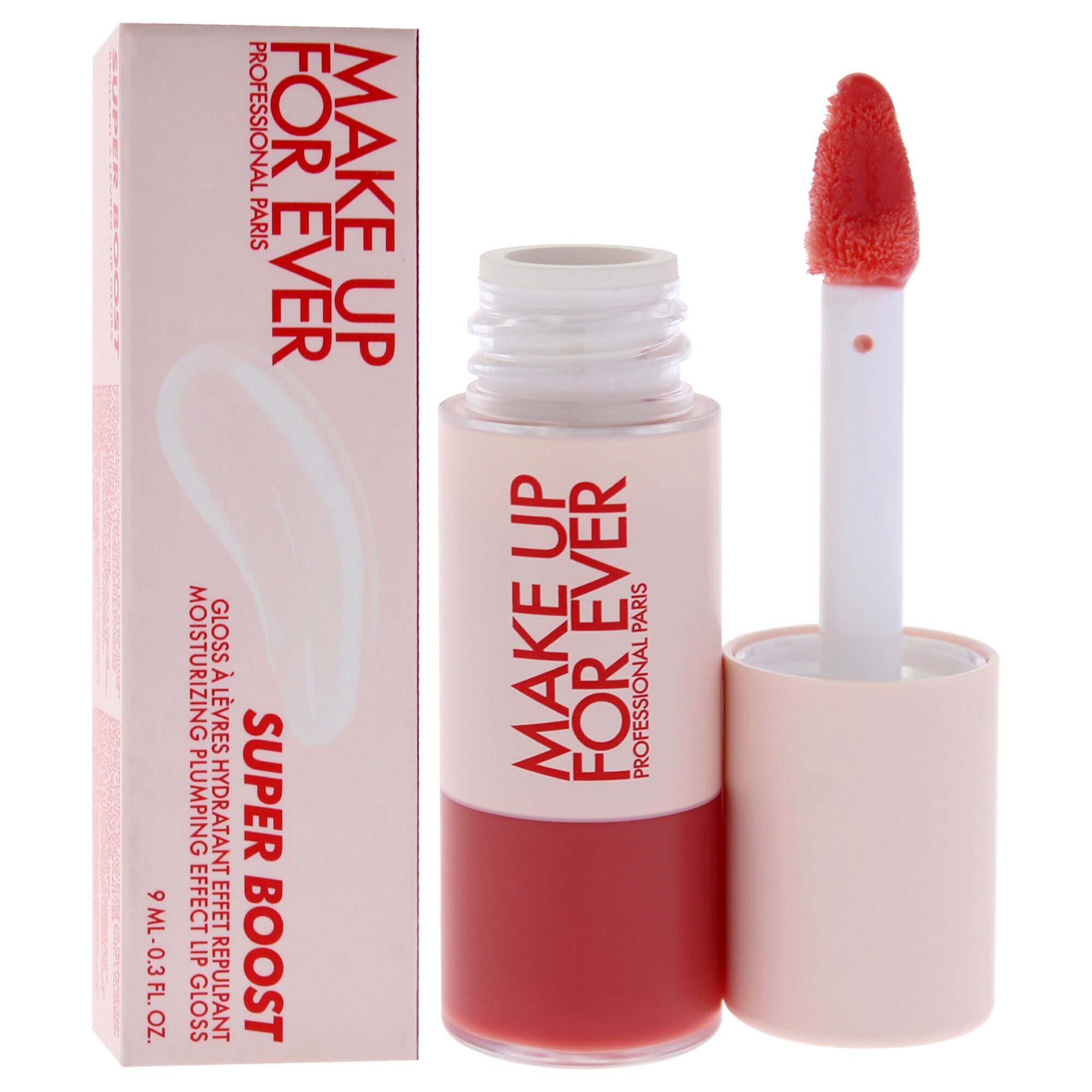 Super Boost Lip Gloss - 10 Juicy Peach by Make Up For Ever for Women - 0.3 oz Lip Gloss, Pink, alternate image number 2