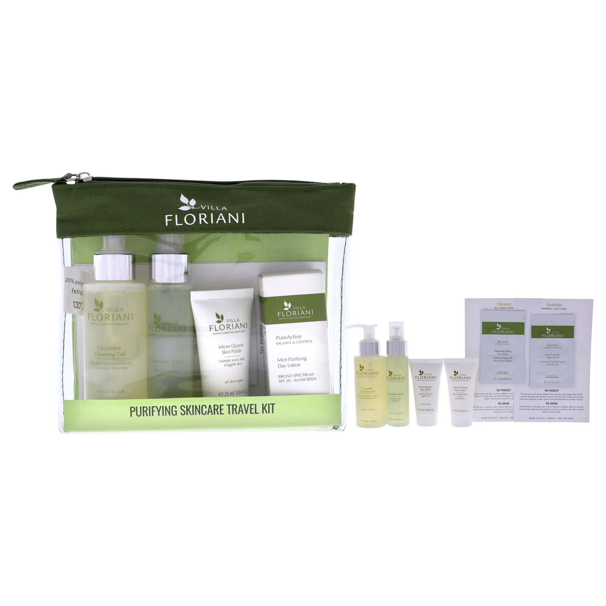 Purifying Skincare Travel Kit by Villa Floriani for Women - 6 Pc Gift Set, , alternate image number 3