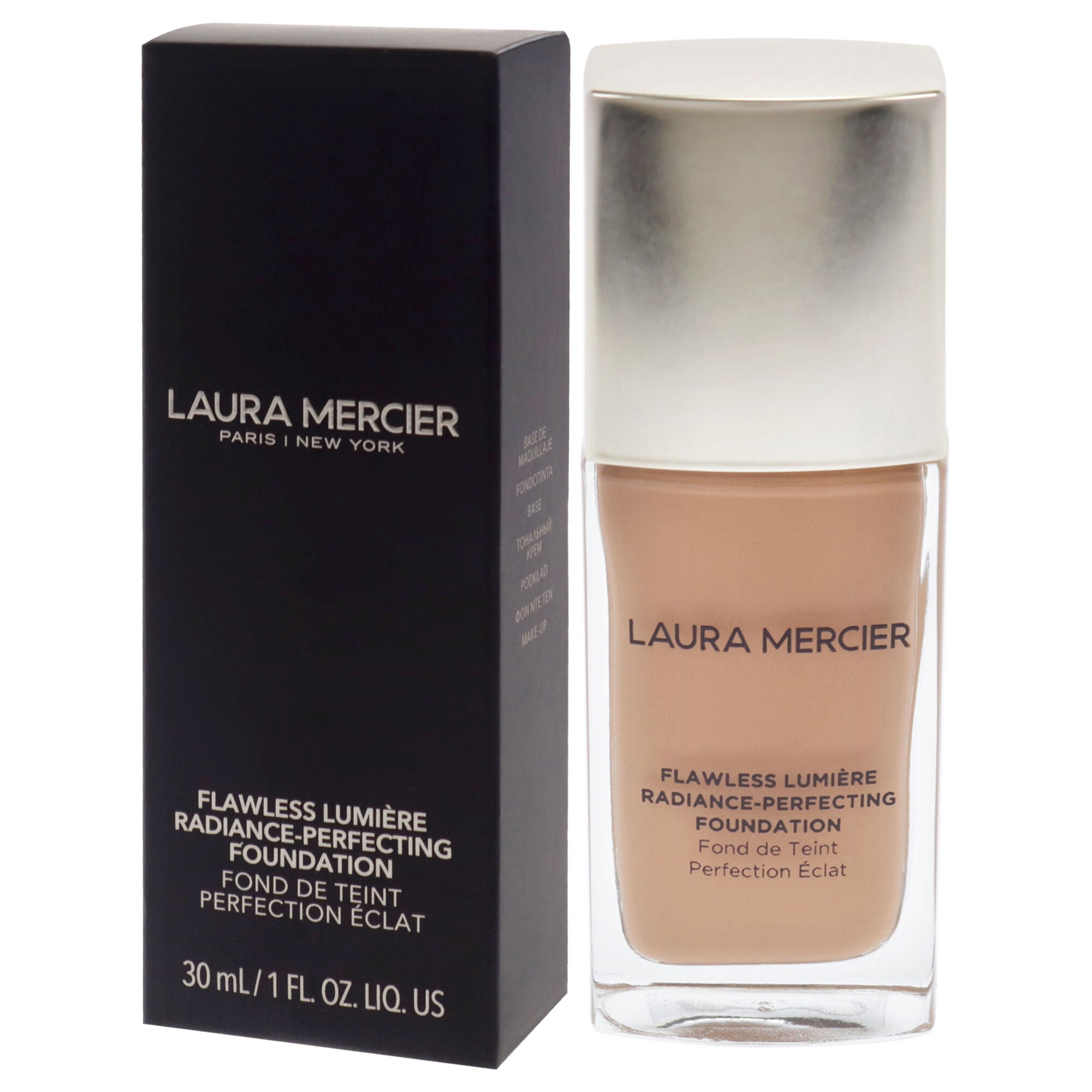 Flawless Lumiere Radiance-Perfecting Foundation - 2C1 Ecru by Laura Mercier for Women - 1 oz Foundation, Brown, alternate image number 3