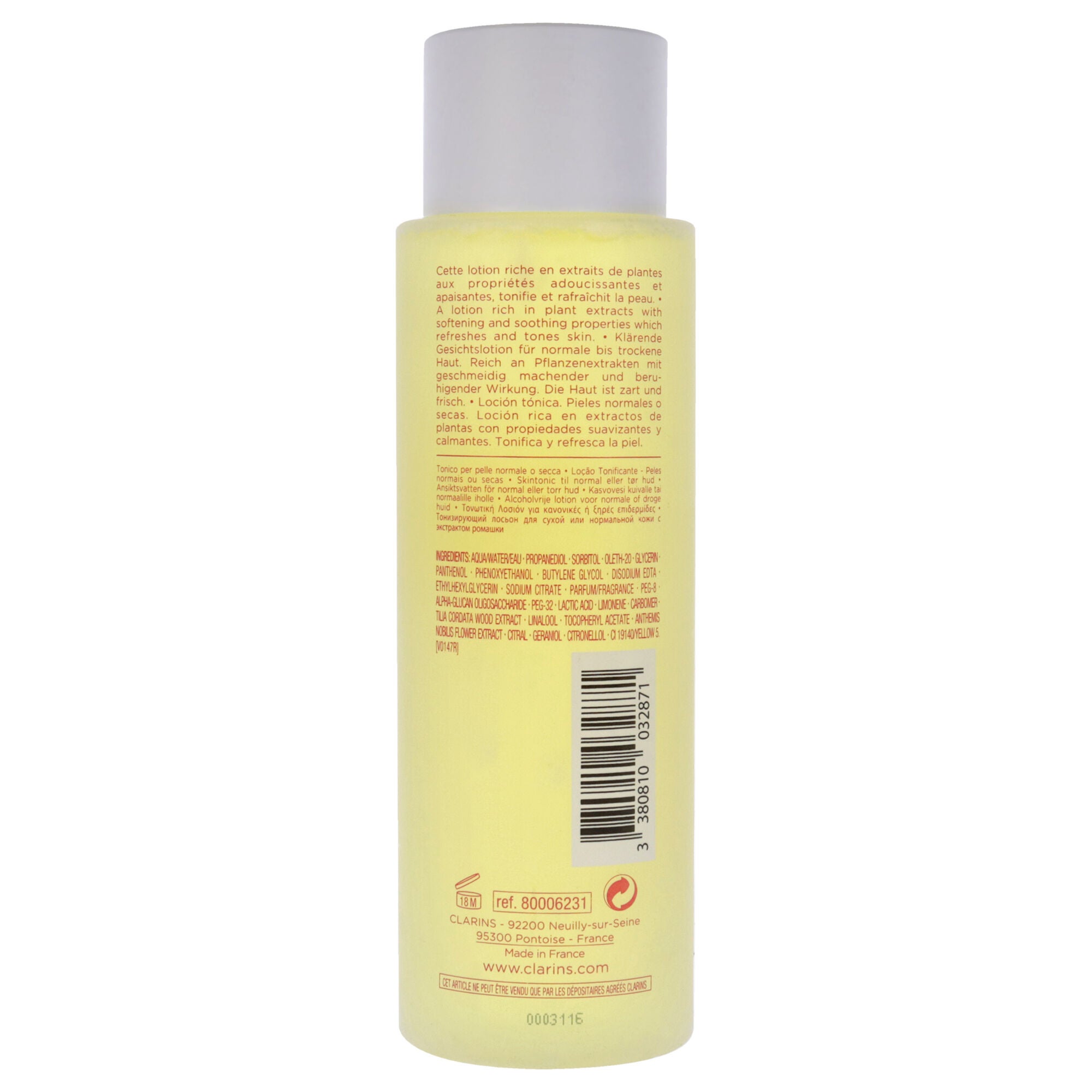 Toning Lotion with Camomile by Clarins for Unisex - 6.8 oz Lotion, See Description, alternate image number 1