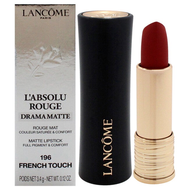 LAbsolu Rouge Drama Matte Lipstick - 196 French Touch by Lancome for Women - 0.12 oz Lipstick, NA, hi-res image number null