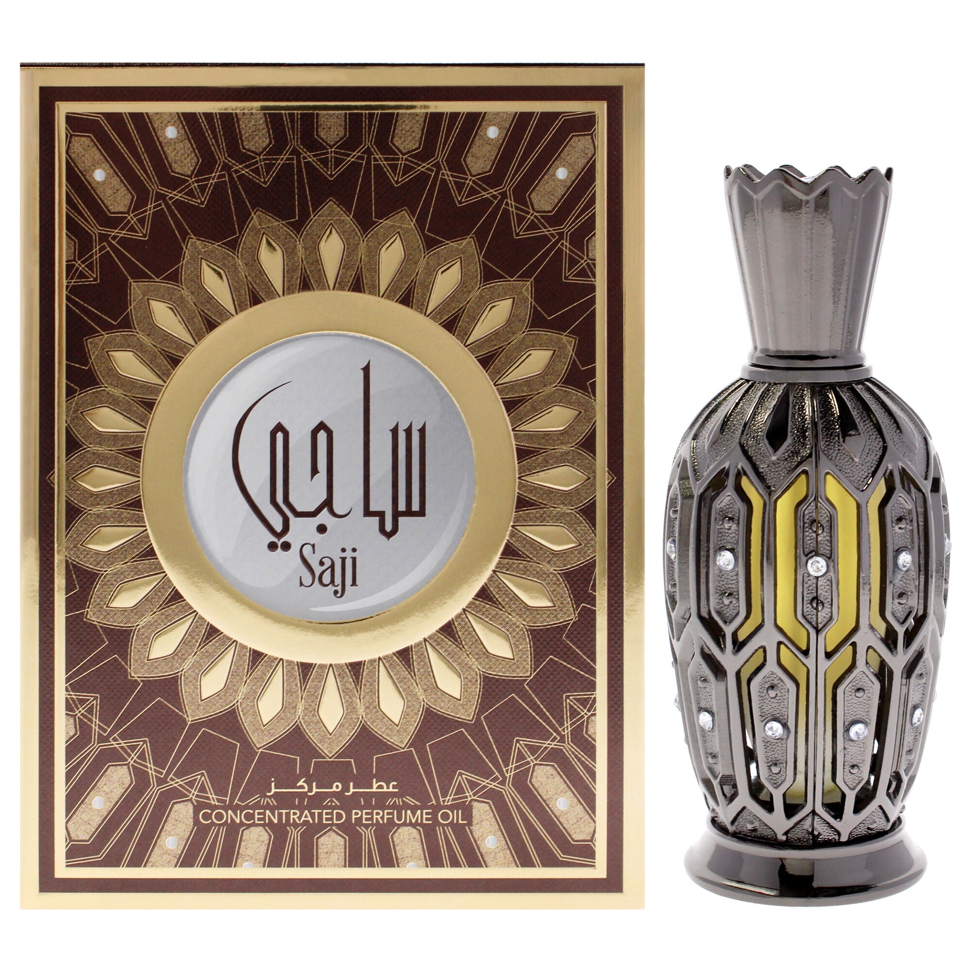 Saji by Hamidi for Unisex - 0.67 oz Concentrated Perfume Oil, Clear, hi-res image number 0