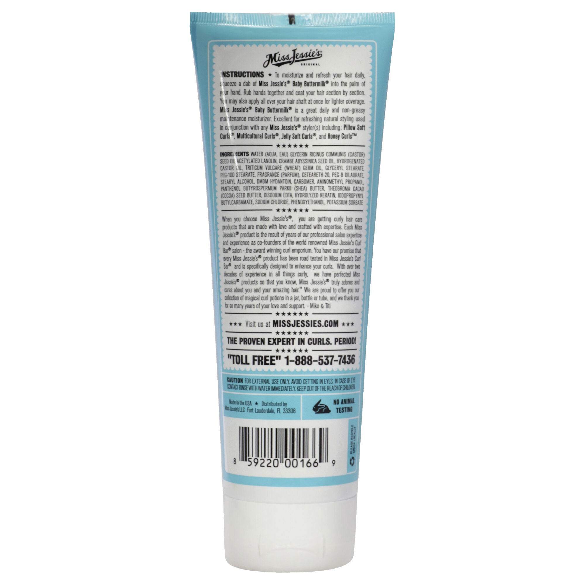 Baby Buttermilk by Miss Jessies for Unisex - 8.5 oz Cream, See Description, alternate image number 2
