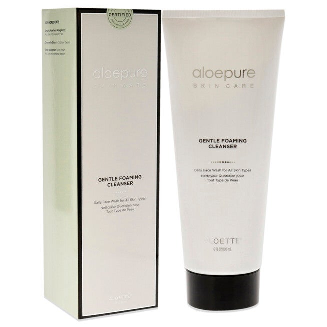 Aloepure Gentle Foaming Cleanser by Aloette for Unisex - 6 oz Cleanser, NA, alternate image number null