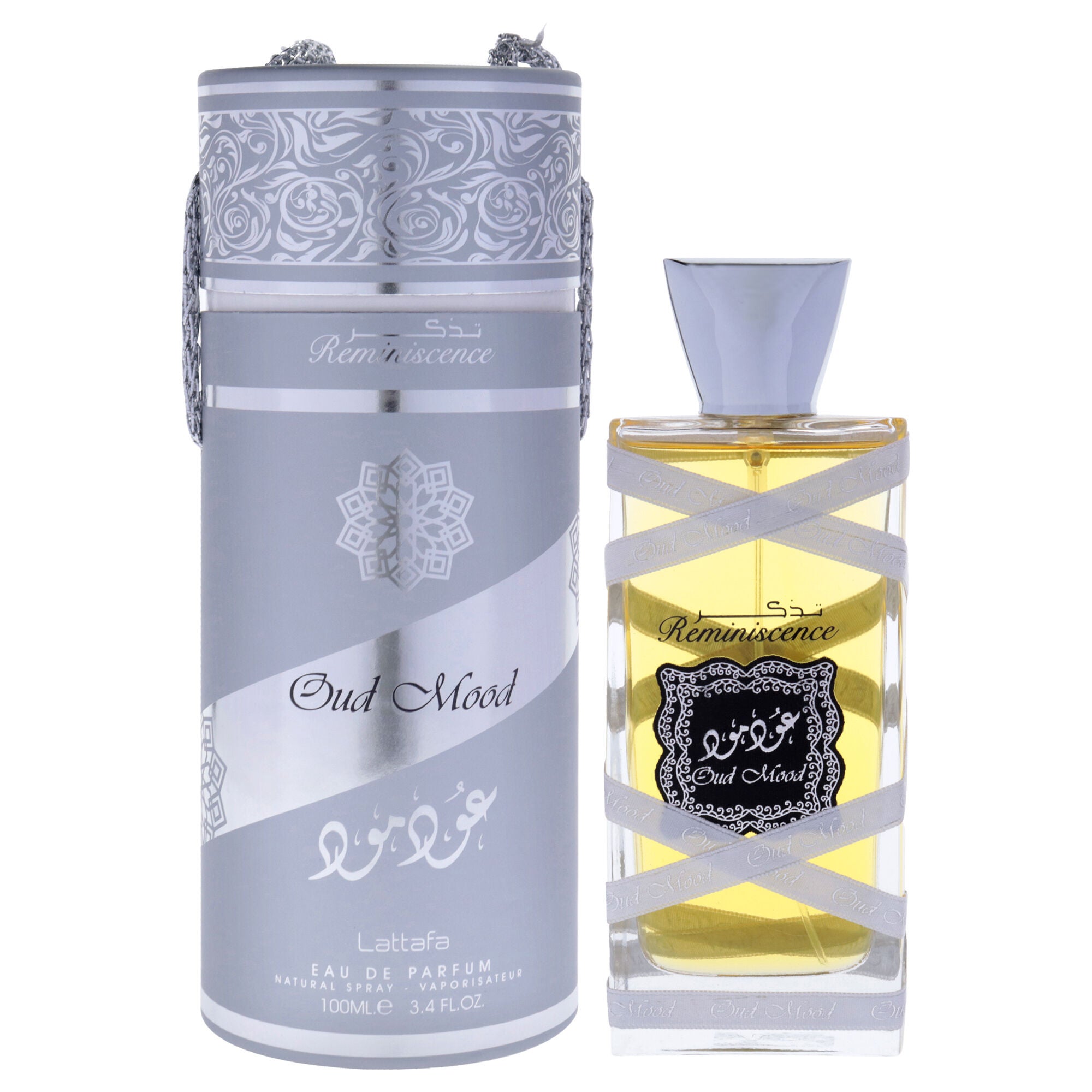 Oud Mood Reminiscence by Lattafa for Unisex - 3.4 oz EDP Spray, See Description, hi-res image number 0