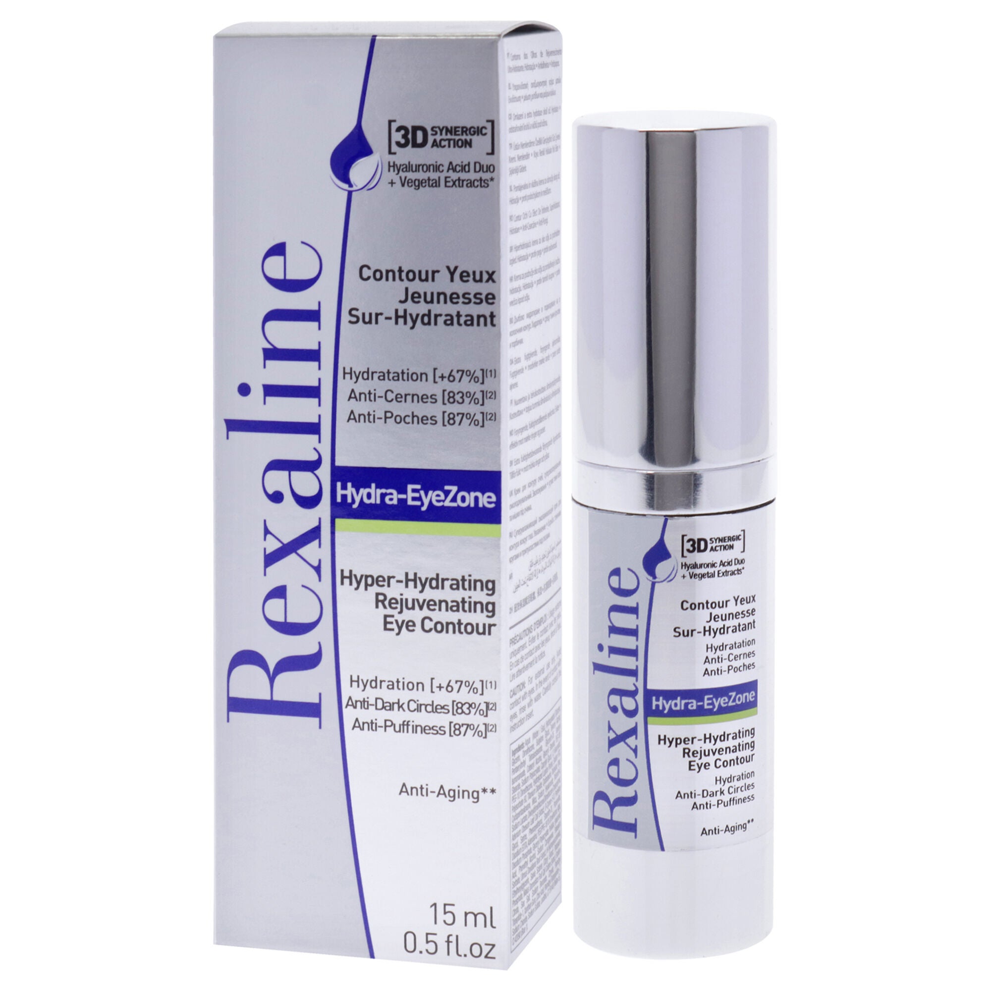 Hydra-EyeZone Hyper Hydrating Rejuvenating Eye Contour by Rexaline for Women - 0.5 oz Treatment, , alternate image number 7