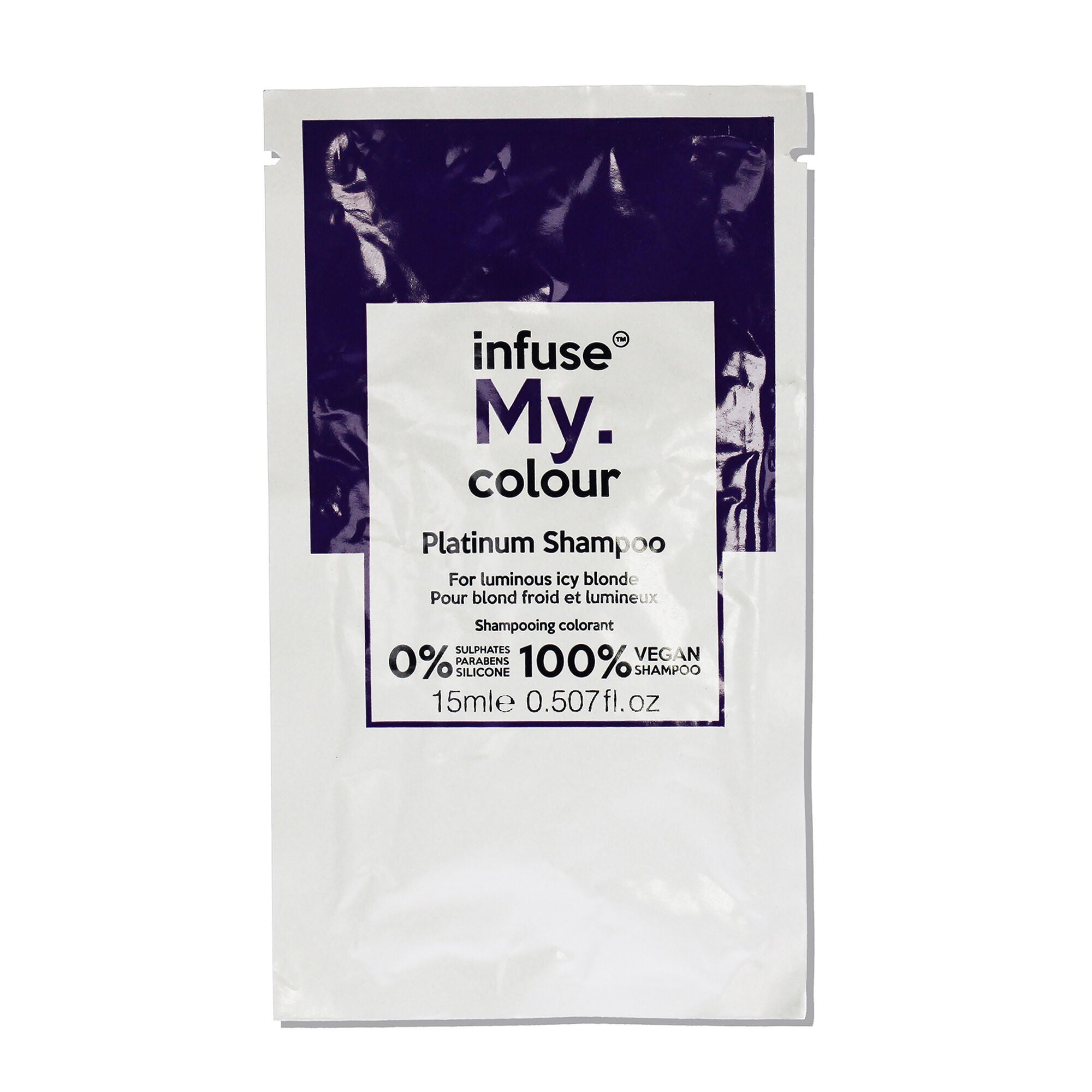 Platinum Shampoo by Infuse My Colour for Unisex - 0.5 oz Shampoo, See Description, hi-res image number 0