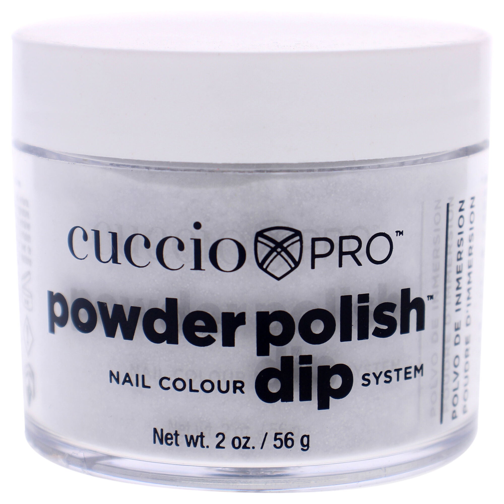 Pro Powder Polish Nail Colour Dip System - Platinum Silver Glitter by Cuccio Colour for Women - 1.6 oz Nail Powder, See Description, hi-res image number 0