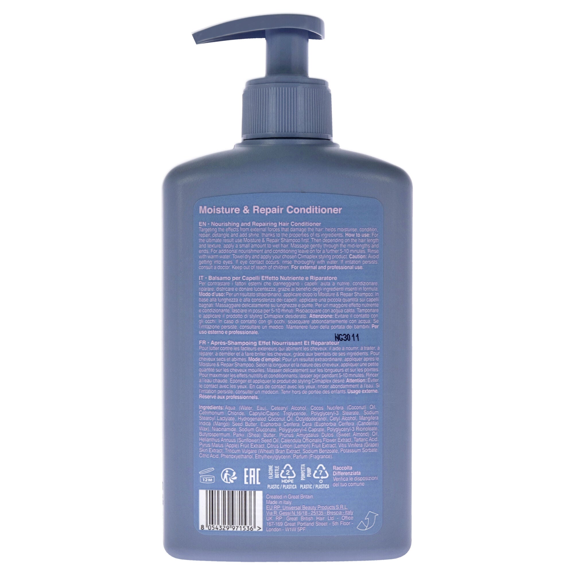 Moisture and Repair Conditioner by Climaplex for Unisex - 13.52 oz Conditioner, See Description, alternate image number 2