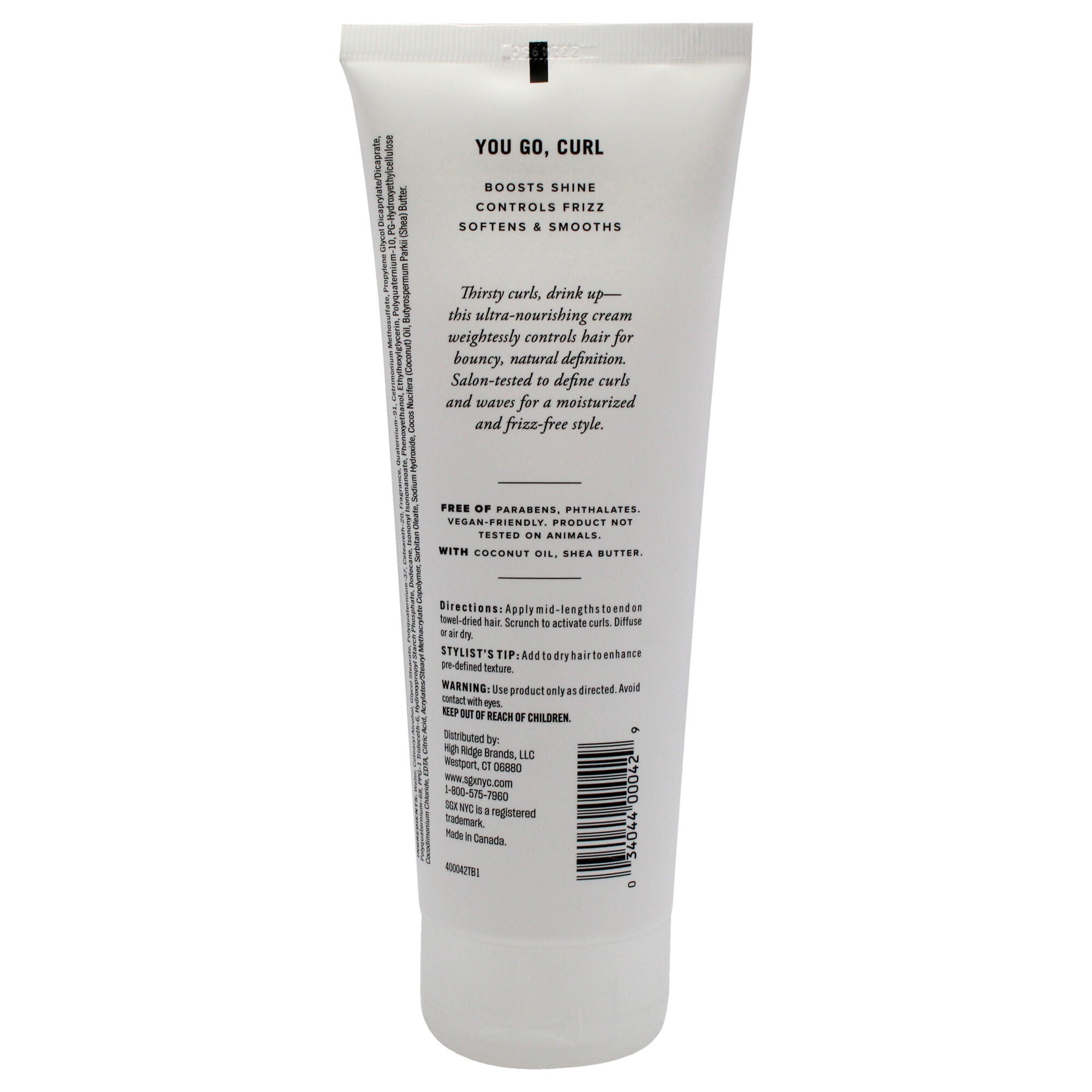 Curl Power Nourishing Cream by SGX NYC for Women - 7 oz Cream, See Description, alternate image number 2