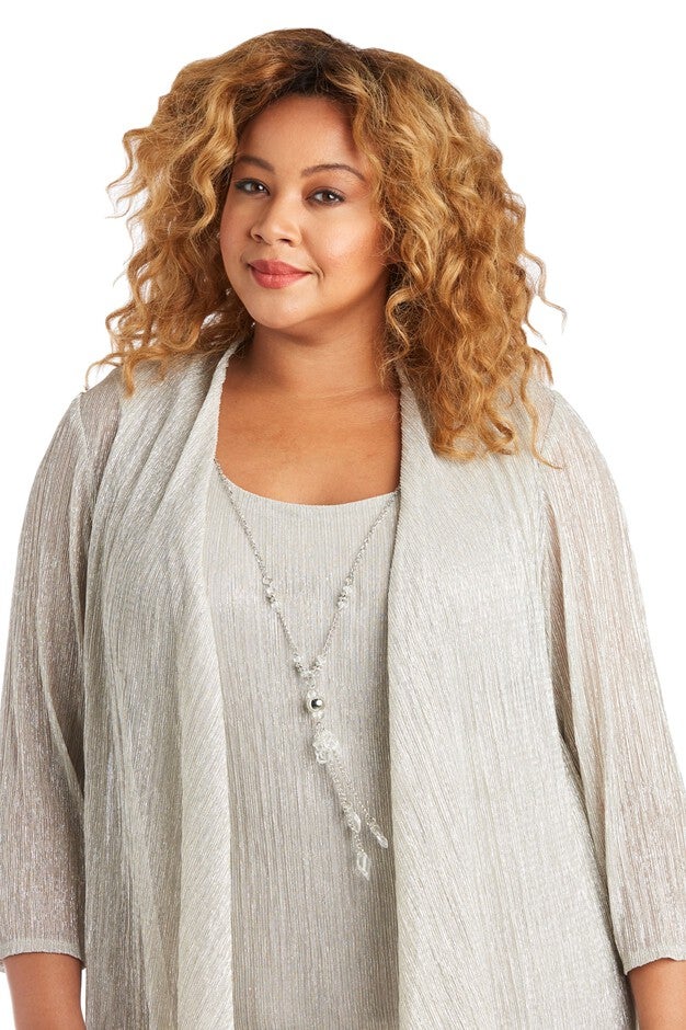 Three Piece Festival Crinkle Duster Pant Set, , alternate image number null