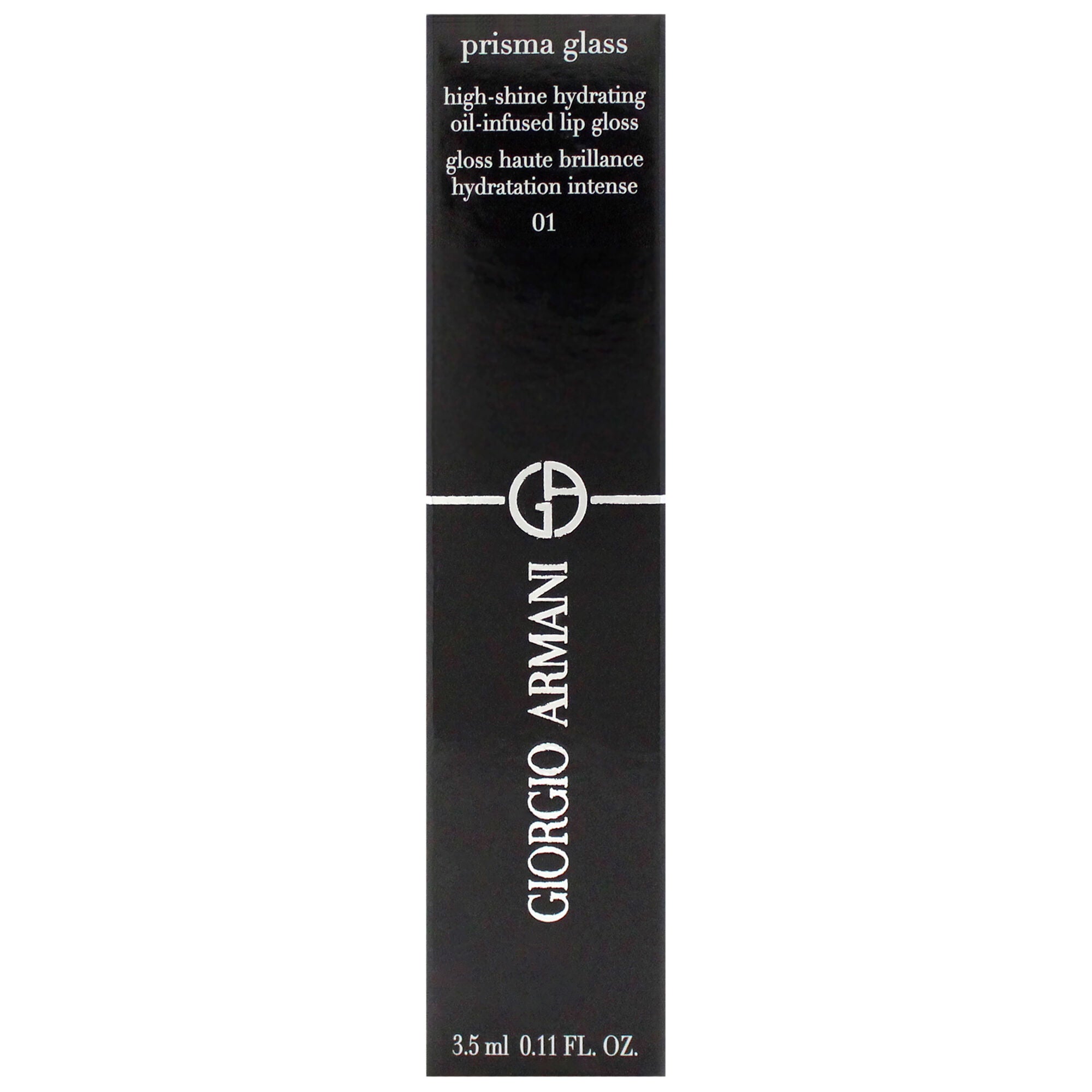Prisma Glass Lip Gloss - 01 Clear Shine by Giorgio Armani for Women - 0.11 oz Lip Gloss, Clear, alternate image number 4