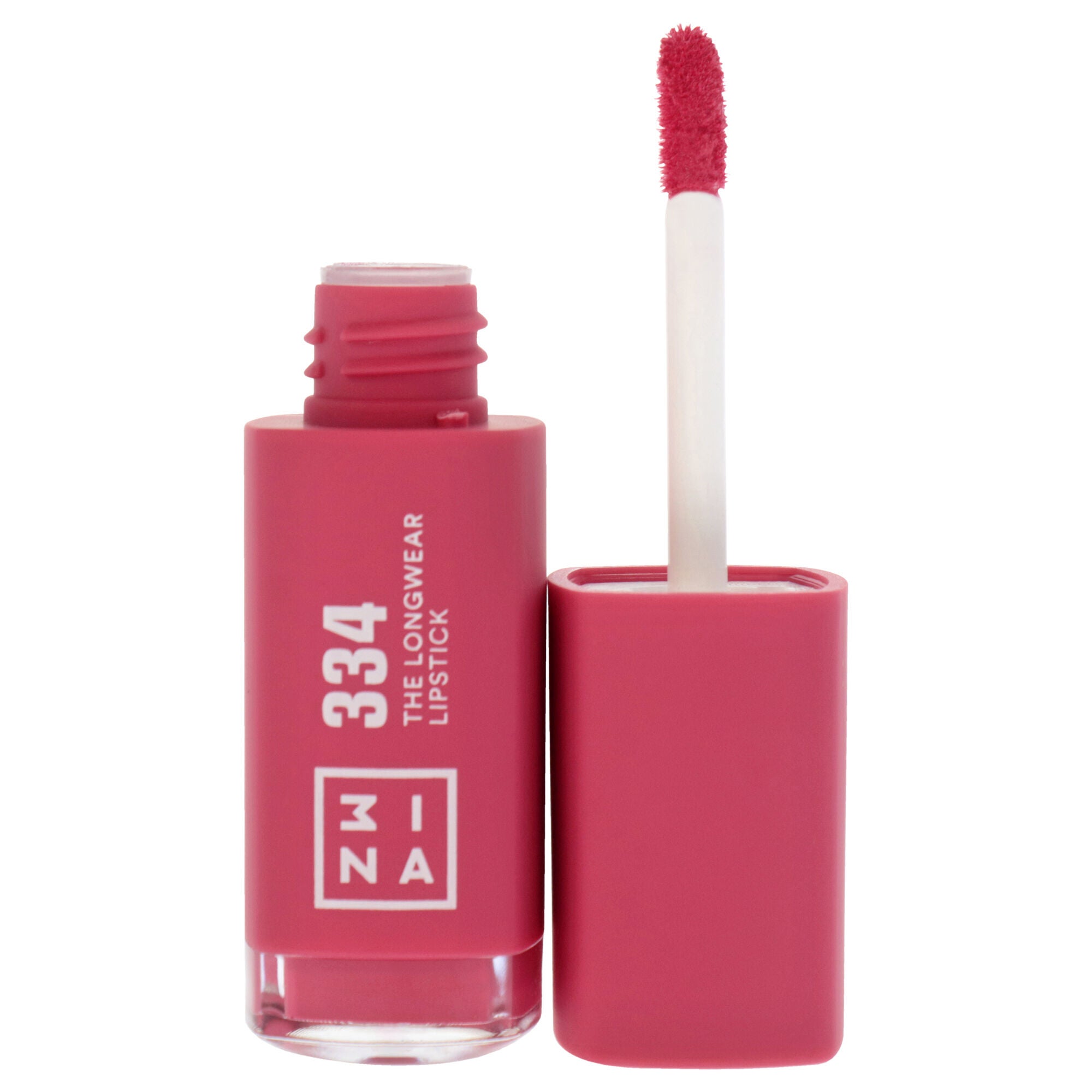 The Longwear Lipstick - 334 Bright Pink by 3INA for Women - 0.20 oz Lipstick, See Description, alternate image number 4