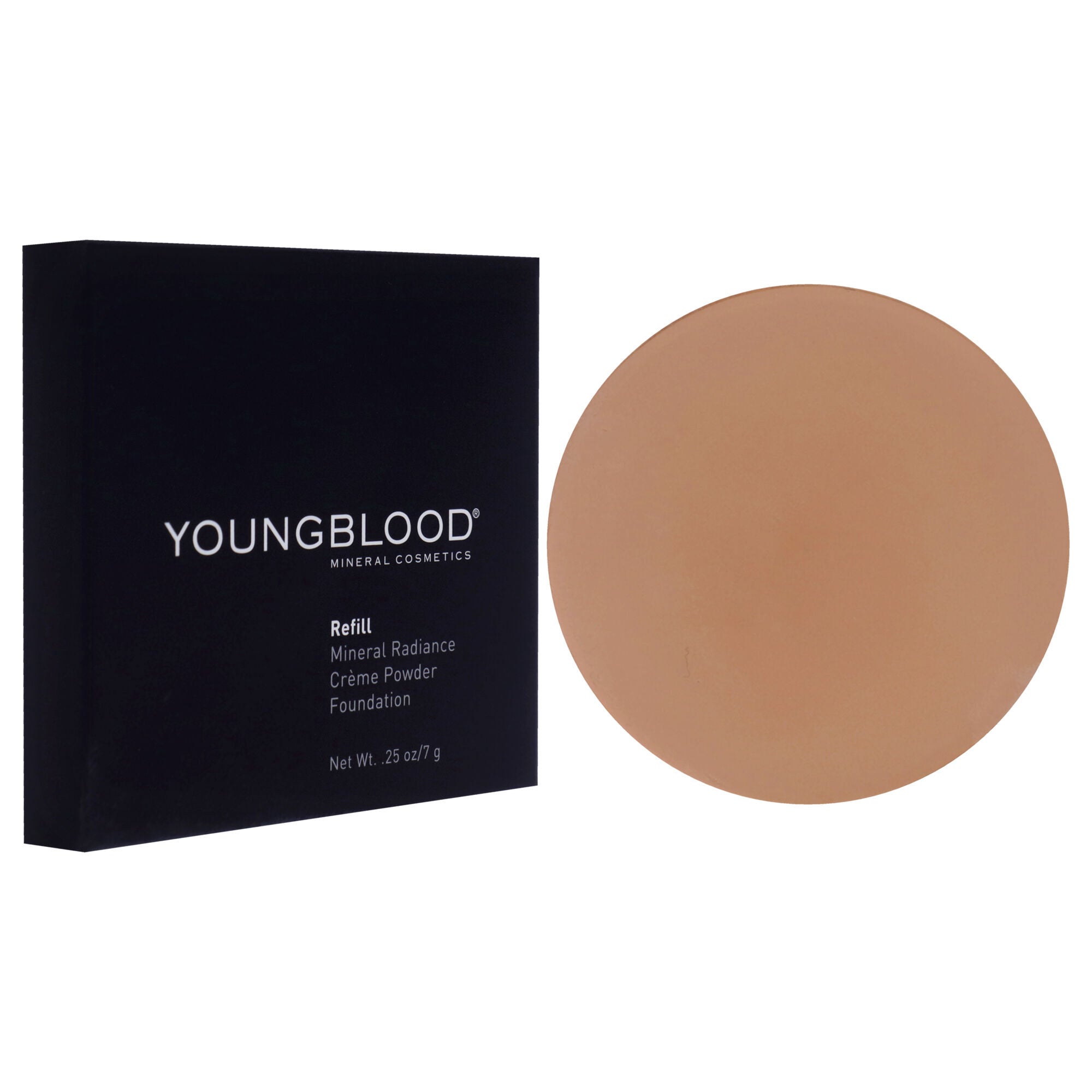Mineral Radiance Creme Powder Foundation - Tawnee by Youngblood for Women - 0.25 oz Foundation (Refill), See Description, alternate image number 1