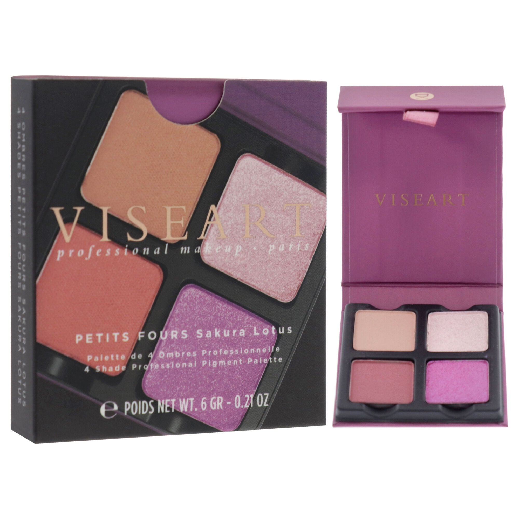 Petits Fours Eyeshadow Palette - Sakura Lotus by Viseart Paris for Women - 0.21 oz Eye Shadow, See Description, alternate image number 2