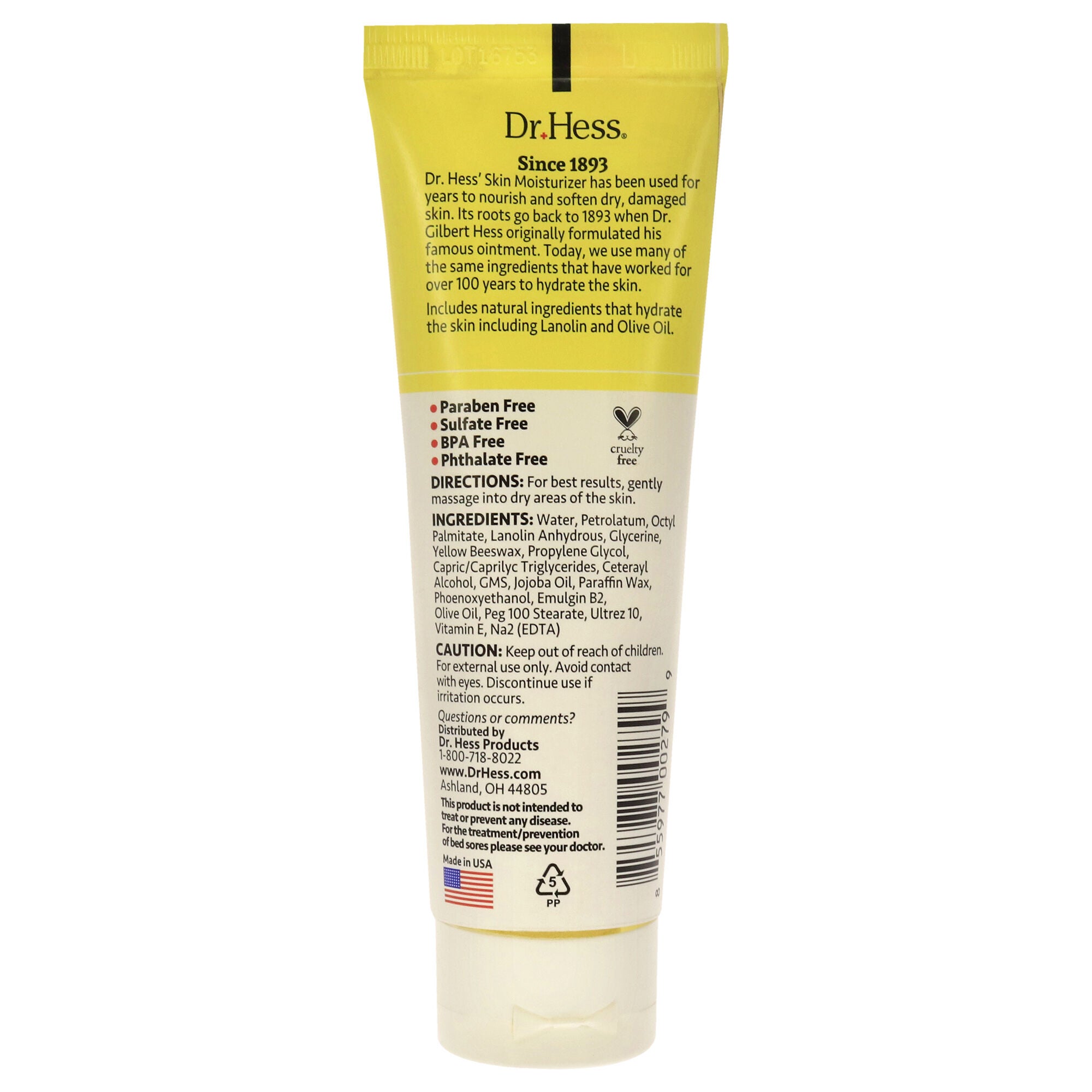 Skin Moisturizer For Bed Sore Prone Skin by Dr. Hess for Unisex - 4 oz Moisturizer, , alternate image number 3