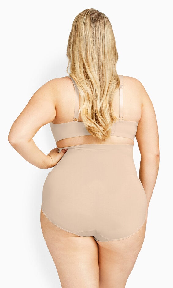 Hi Waist Shaper Brief - beige, , alternate image number null