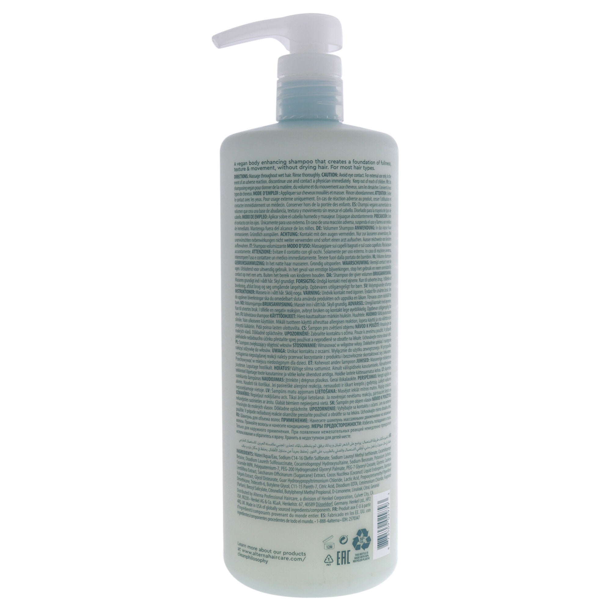My Hair My Canvas More To Love Bodifying Shampoo by Alterna for Unisex - 33.8 oz Shampoo, , alternate image number 4