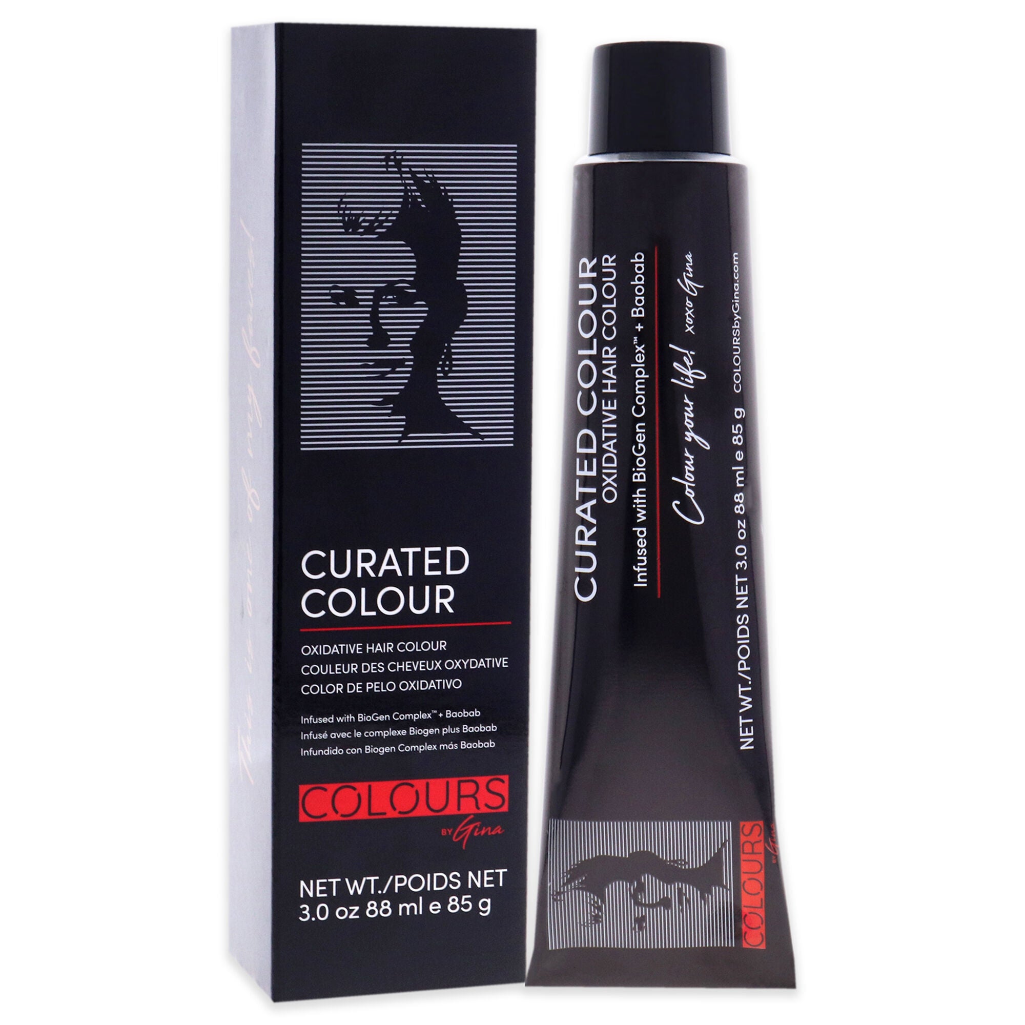Curated Colour - 2.0-2N Darkest Natural Brown by Colours By Gina for Unisex - 3 oz Hair Color, See Description, alternate image number 2
