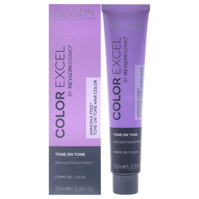 Revlonissimo Color Excel - 7.24 Medium Iridescent Copper Blonde by Revlon for Unisex - 2.3 oz Hair Color, NA, hi-res image number null
