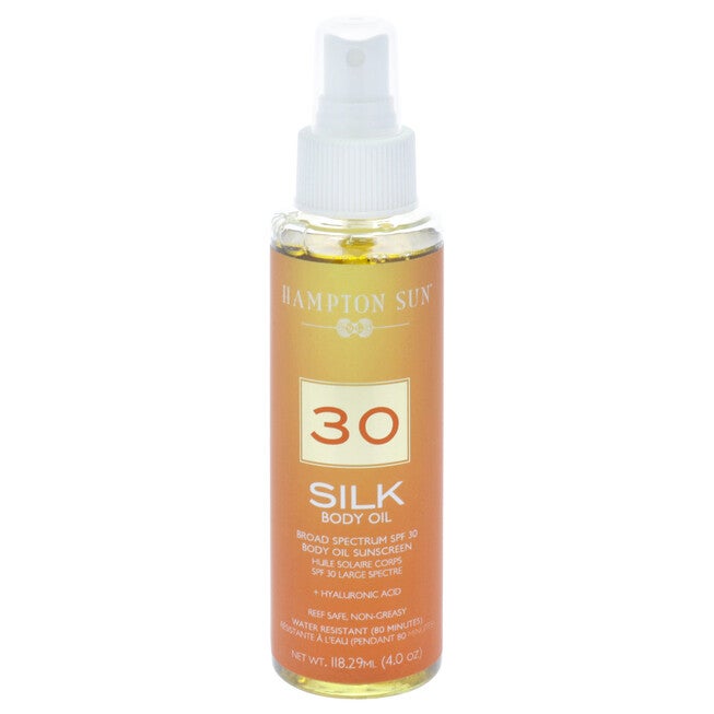 Silk Body Oil SPF 30 by Hampton Sun for Unisex - 4 oz Oil, NA, hi-res image number null