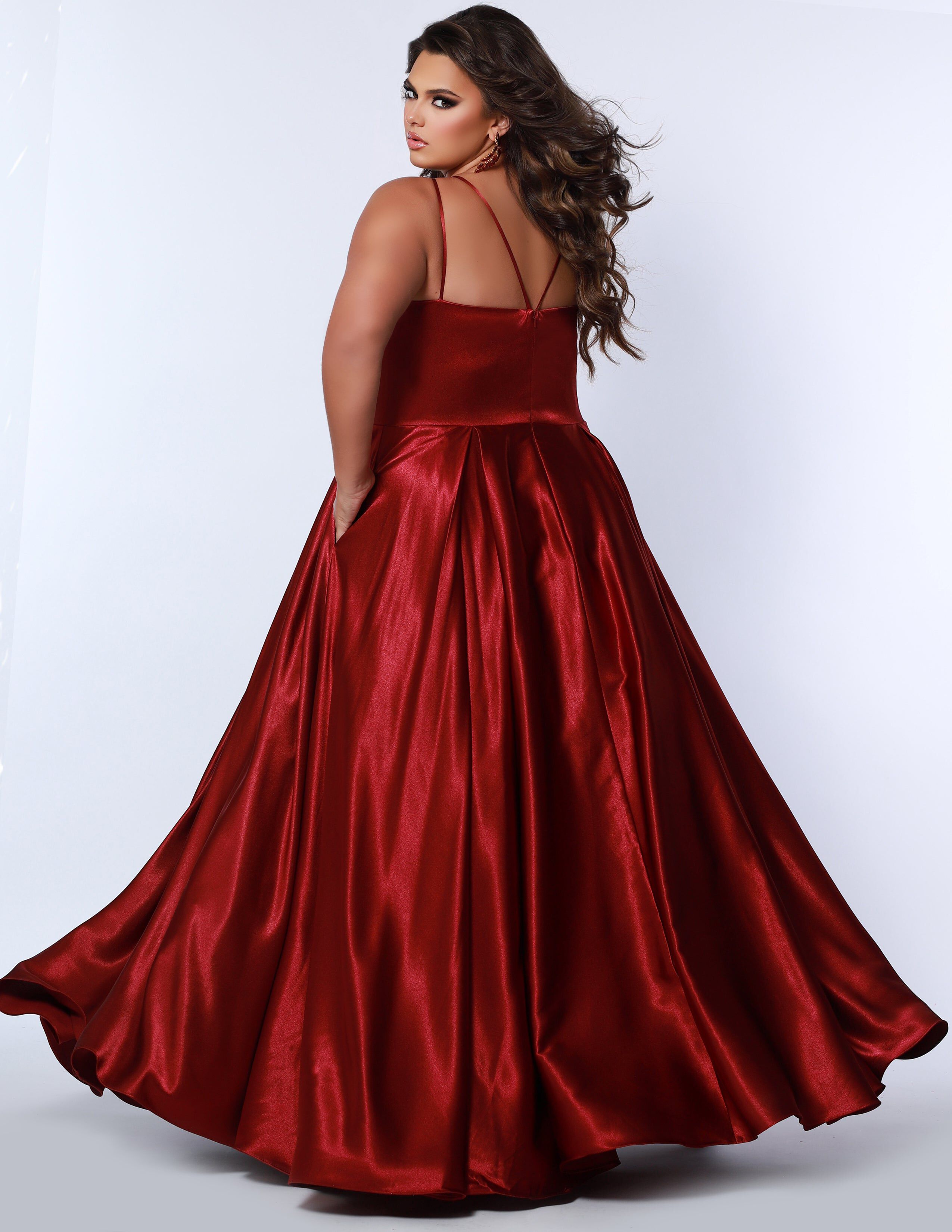 UNCOMPLICATED EVENING DRESS, Burgundy / Burgundy, alternate image number 1