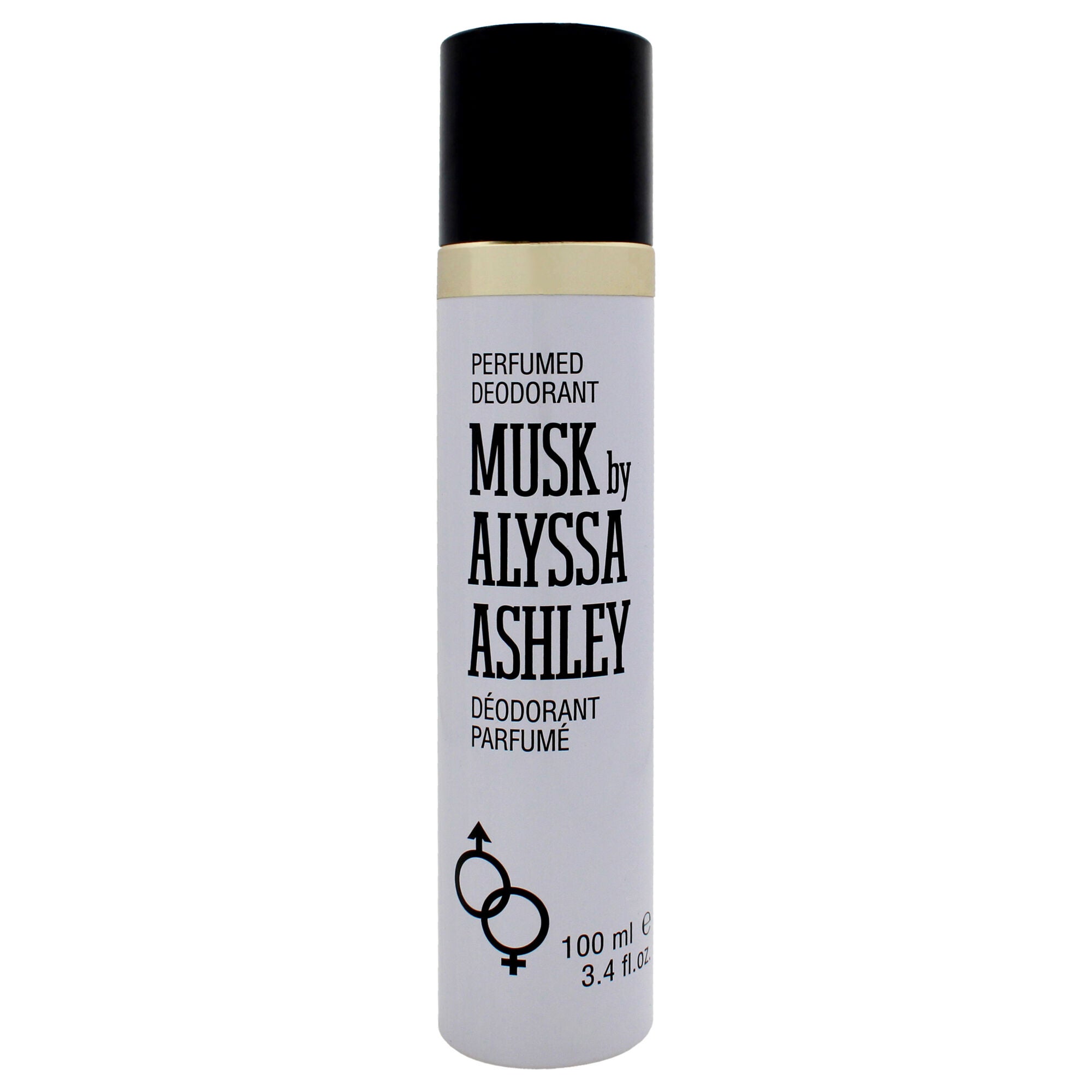 Musk Parfumed Deodorant by Alyssa Ashley for Unisex - 3.4 oz Deodorant Spray, See Description, hi-res image number 0