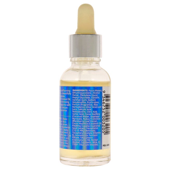 Coconut Water Face Serum Tanning Drops by Skinny Tan for Women - 1 oz Serum, , alternate image number null