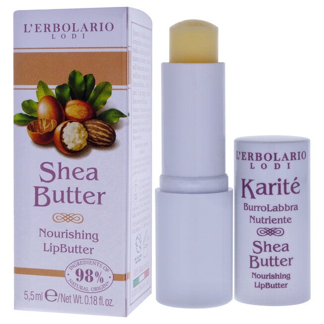 Nourishing Lips Butter - Shea Butter by LErbolario for Women - 0.18 oz Lip Balm, See Description, alternate image number 3