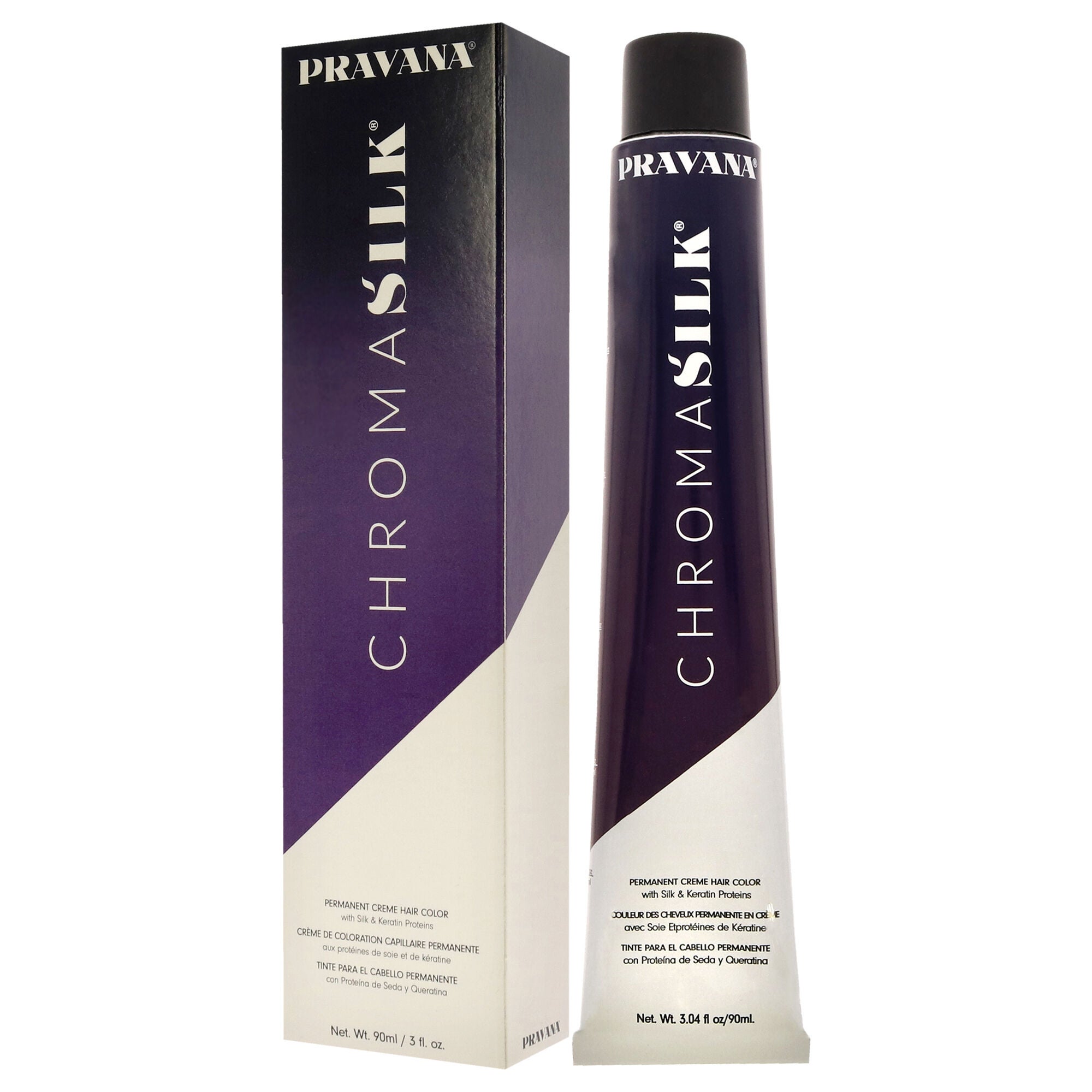 ChromaSilk Creme Hair Color - 5.37 Ligh Golden Violet Brown by Pravana for Unisex - 3 oz Hair Color, , alternate image number 7