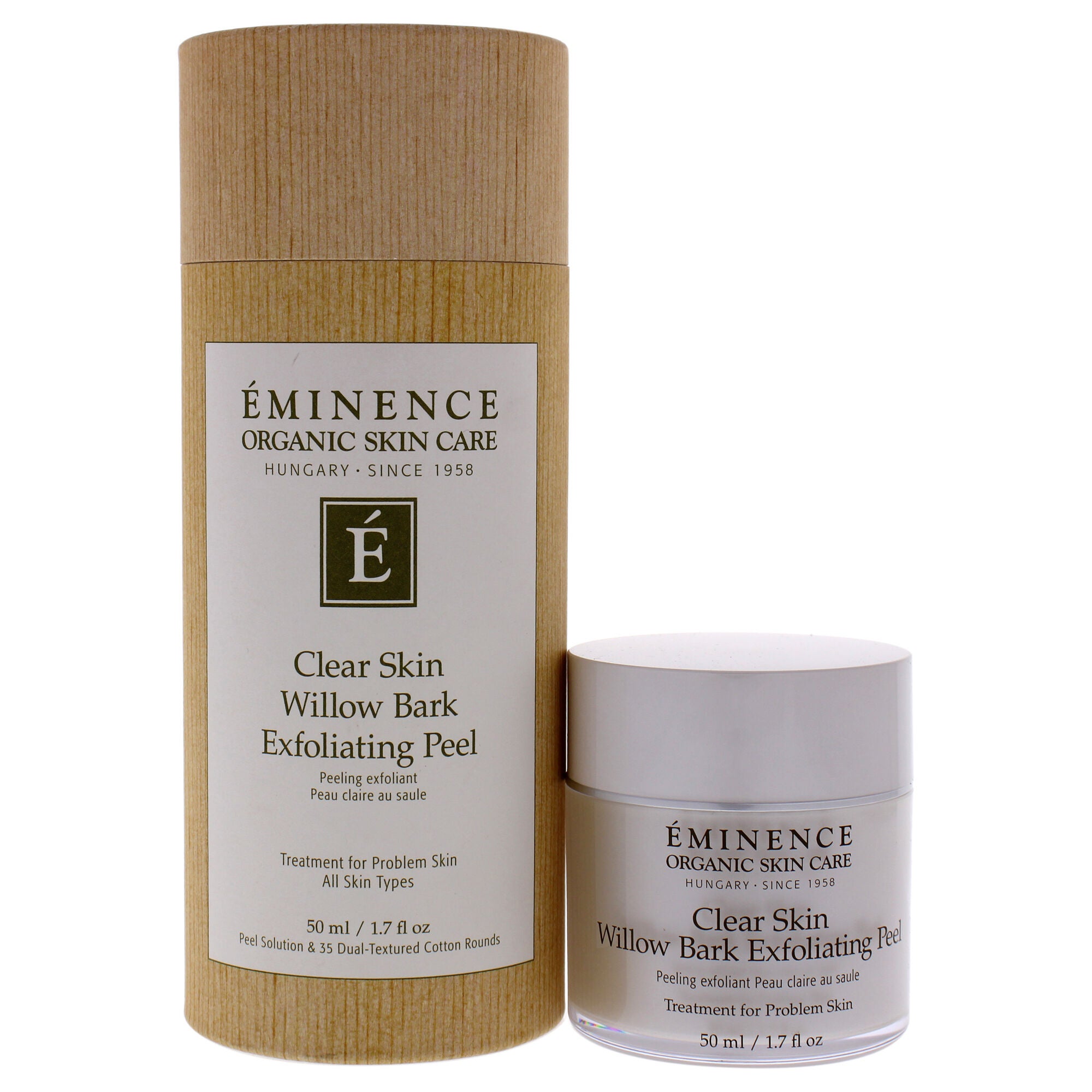 Clear Skin Willow Bark Exfoliating Peel by Eminence for Unisex - 1.7 oz Exfoliator, See Description, hi-res image number 0