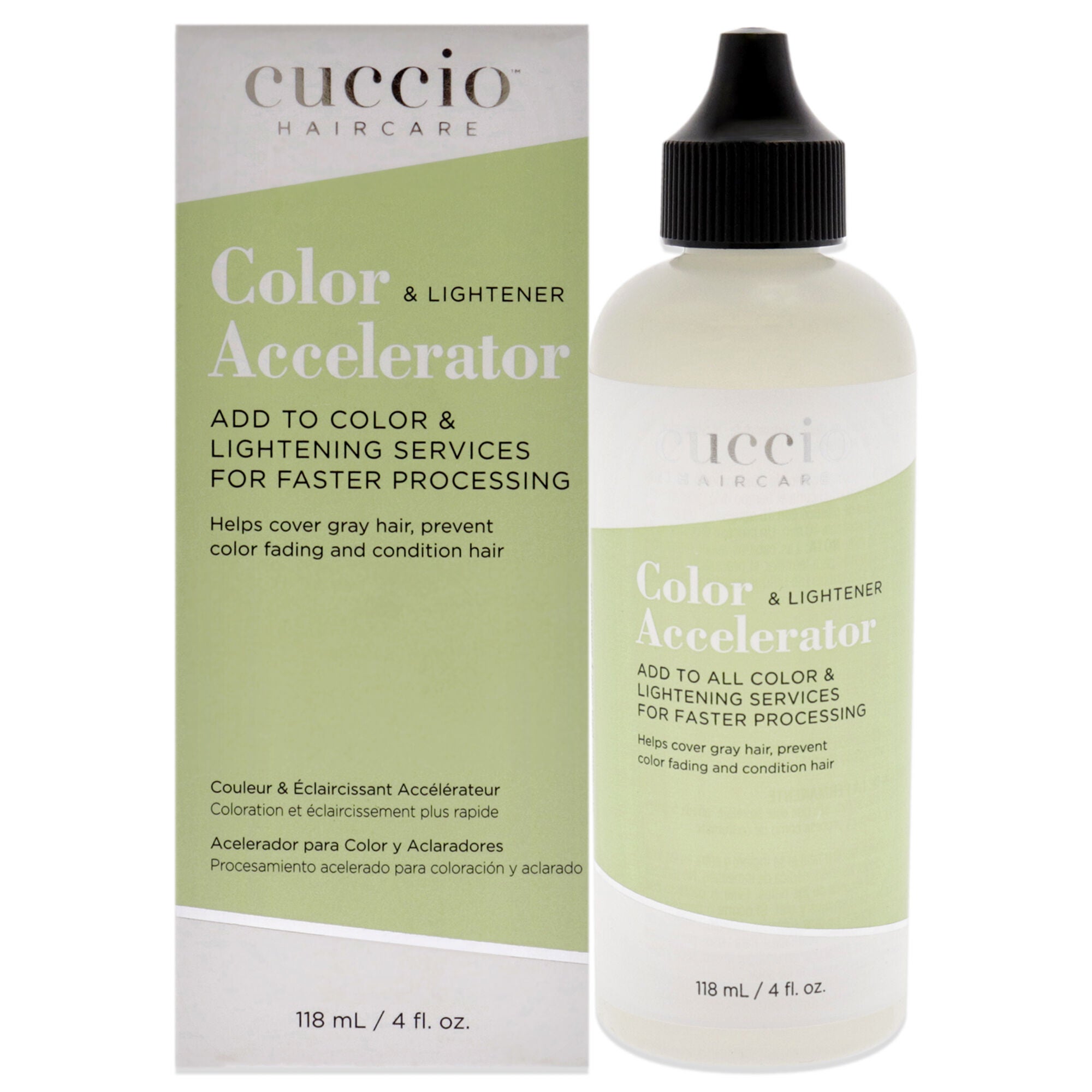 Color and Lightener Accelerator by Cuccio Haircare for Unisex - 4 oz Lightener, See Description, hi-res image number 0