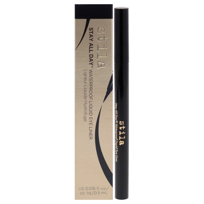 Stay All Day Waterproof Liquid Eye Liner - Intense Black by Stila for Women - 0.016 oz Eyeliner, NA, hi-res image number null