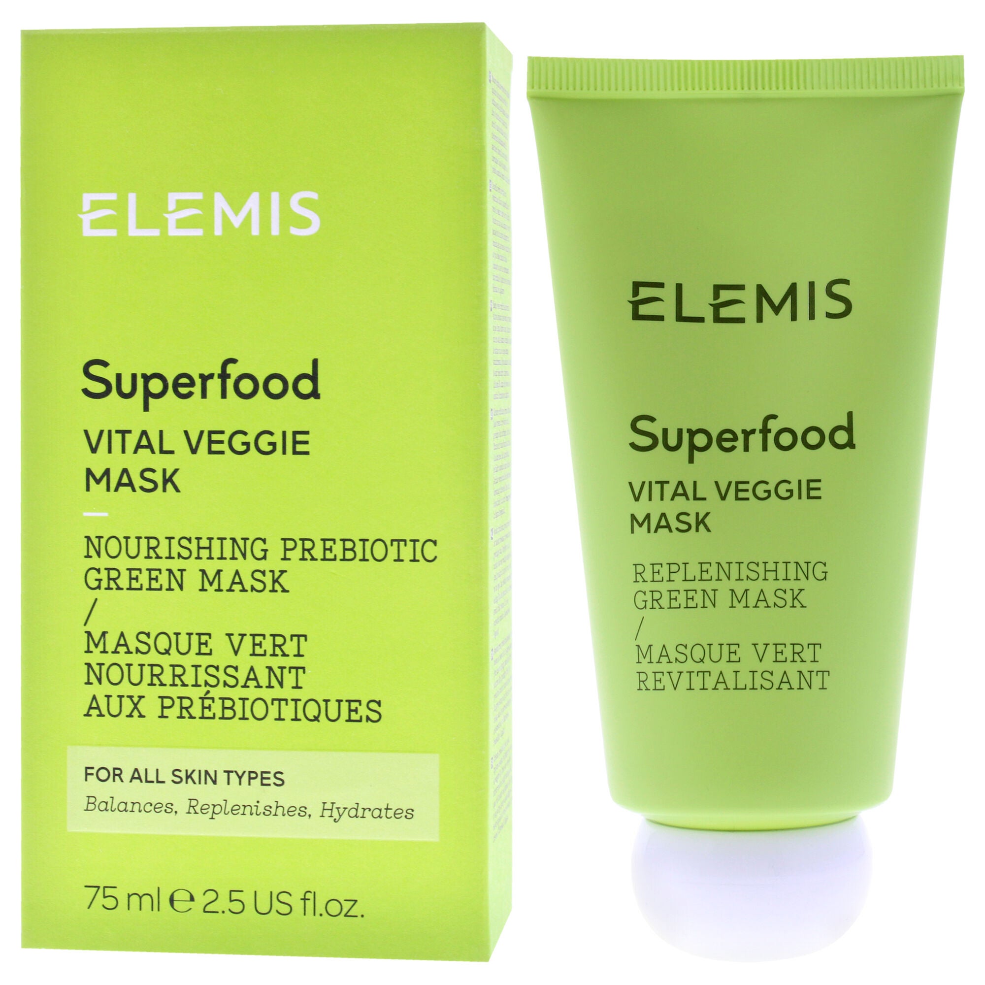 Superfood Vital Veggie Mask by Elemis for Unisex - 2.5 oz Mask, See Description, alternate image number 3