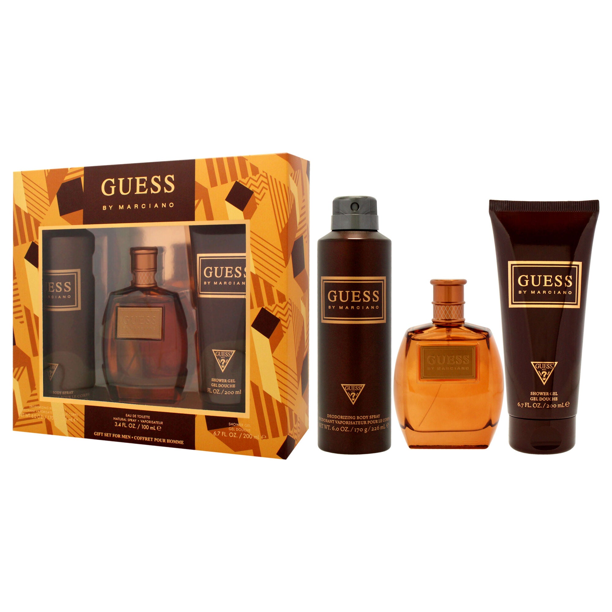 Guess by Marciano by Guess for Men - 3 Pc Gift Set 3.4oz EDT Spray, 6.7oz Shower Gel, 6.0oz Deodorizing Body Spray, See Description, alternate image number 3