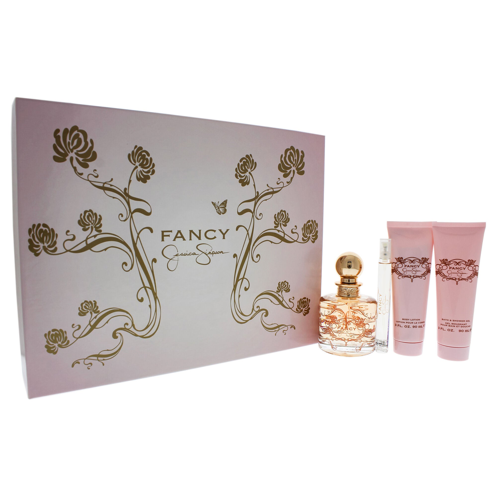 Fancy by Jessica Simpson for Women - 4 Pc Gift Set 3.4oz EDP Spray, 0.34oz EDP Spray, 3oz Body Lotion, 3oz Bath & Shower Gel, , alternate image number 6