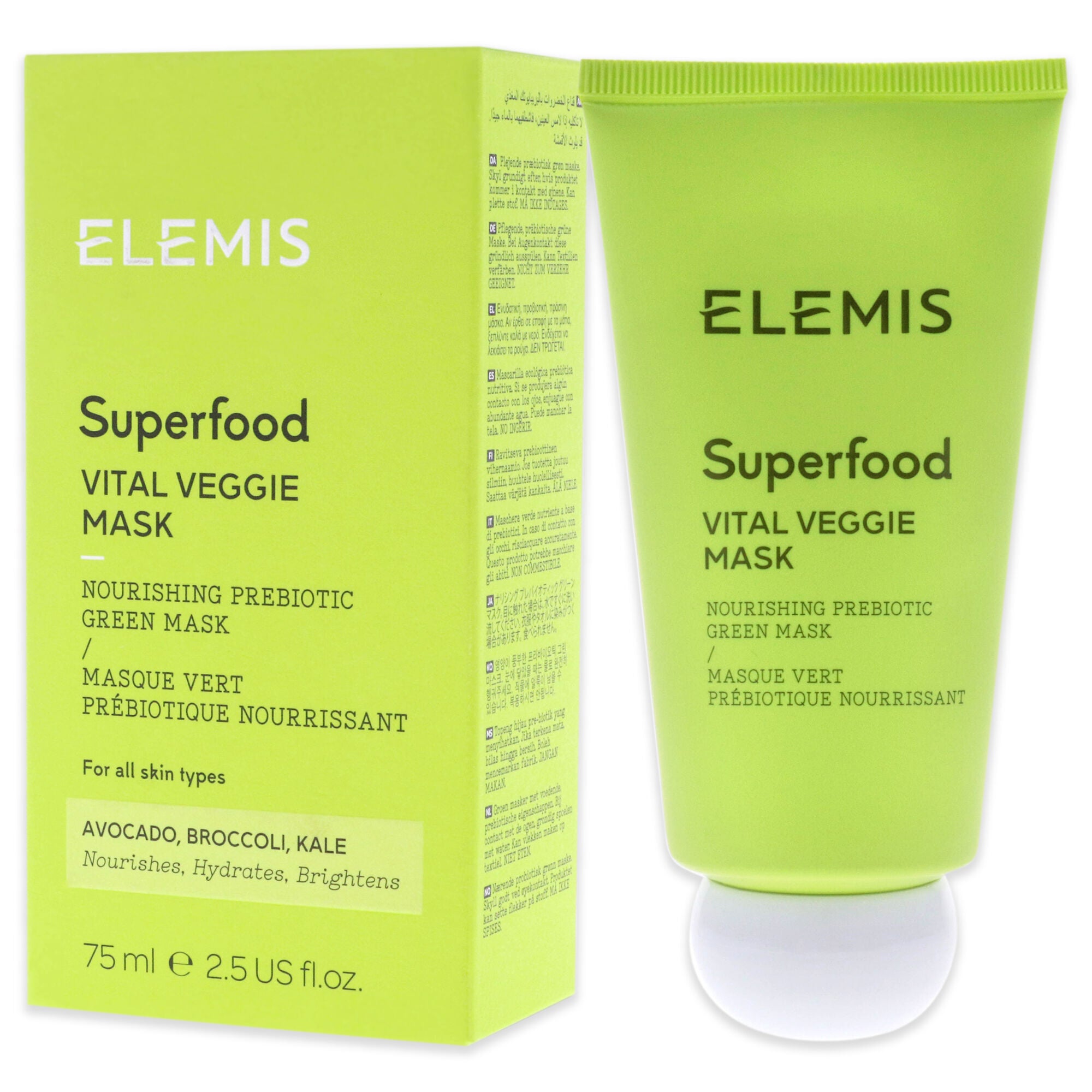 Superfood Vital Veggie Mask by Elemis for Unisex - 2.5 oz Mask, , alternate image number 7