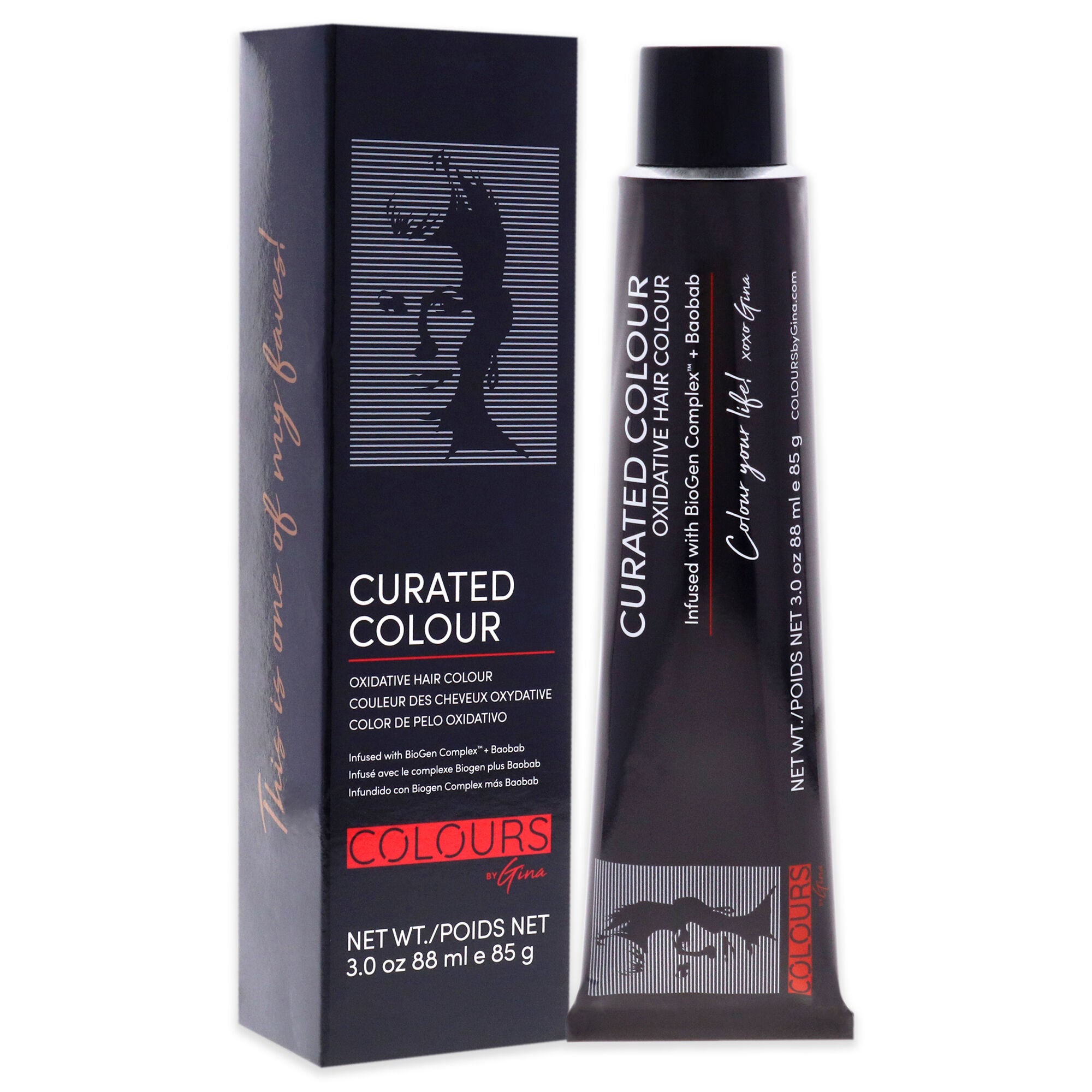 Curated Colour - 5.0-5N Light Natural Brown by Colours By Gina for Unisex - 3 oz Hair Color, See Description, alternate image number 2