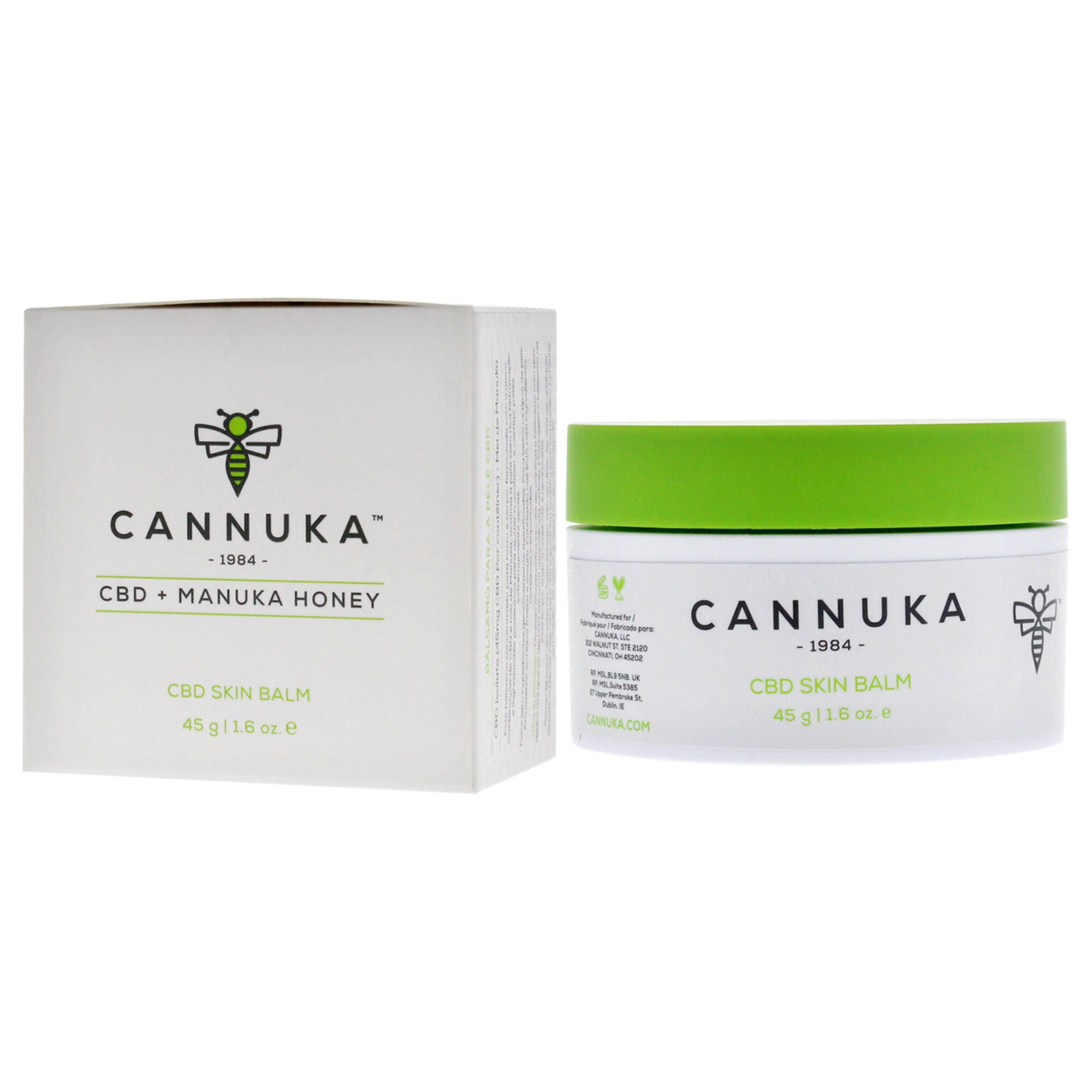 CBD Skin Balm by Cannuka for Unisex - 1.6 oz Balm, White, alternate image number 2