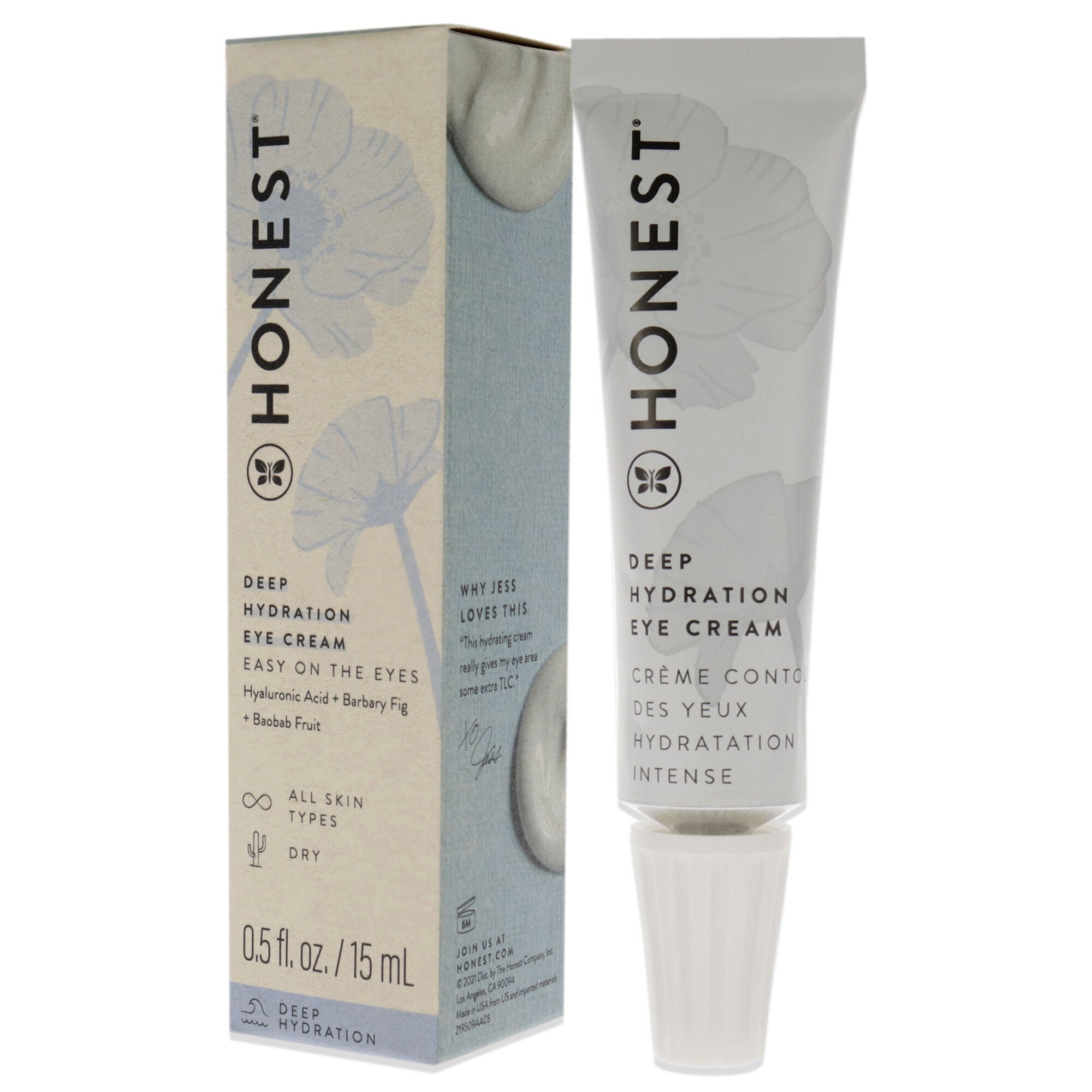 Deep Hydration Eye Cream by Honest for Women - 0.5 oz Cream, See Description, alternate image number 3