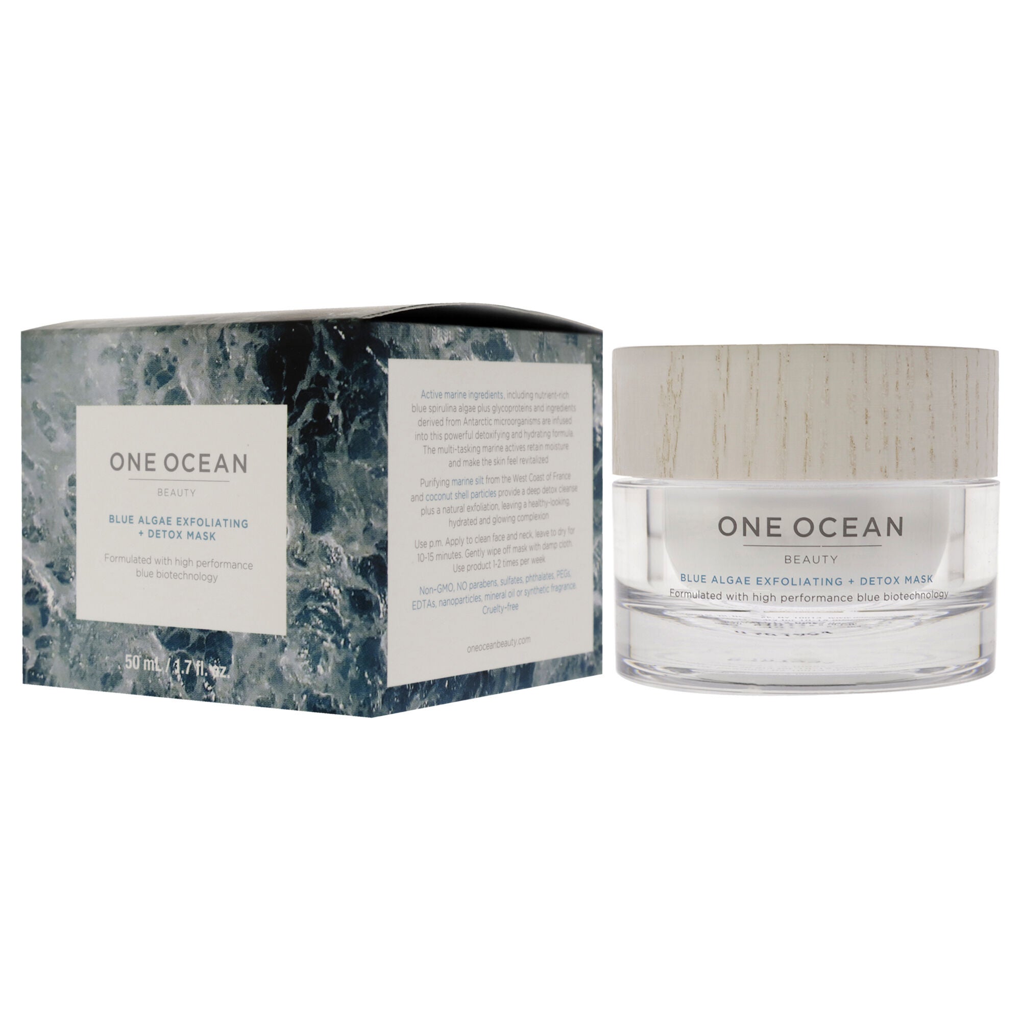 Blue Algae Exfoliating Plus Detox Mask by One Ocean Beauty for Women - 1.7 oz Mask, See Description, alternate image number 3